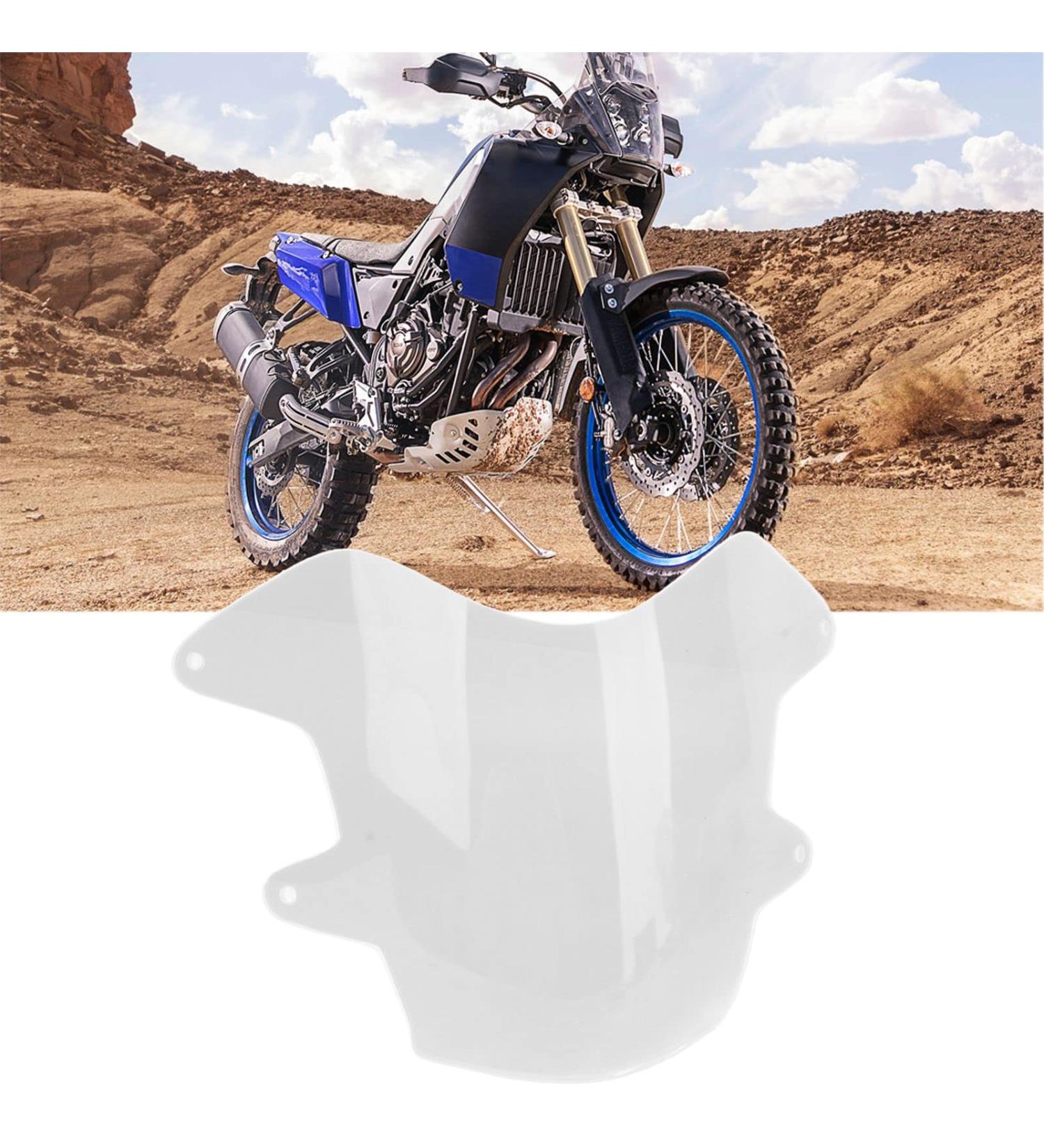 Motorcycle Headlight Guard Cover - Impact Resistant Protector for Tenere 700 (2019-2022) - Smooth Surface Transparent Frame Protective Cover - Buy Online on GoSupps.com