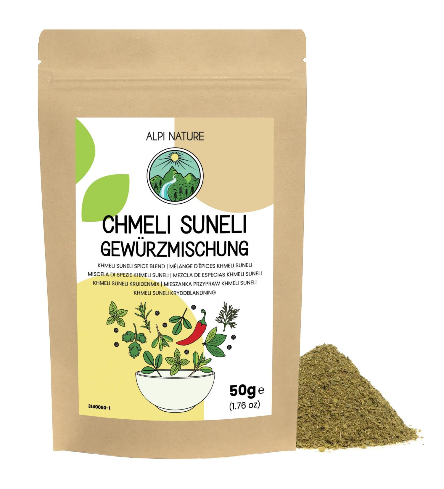  Alpi Nature Alpi Nature Khmeli Suneli Spice Mix 50g Asian and Georgian Spices for Seasoning and Cooking - Buy Online on GoSupps.com