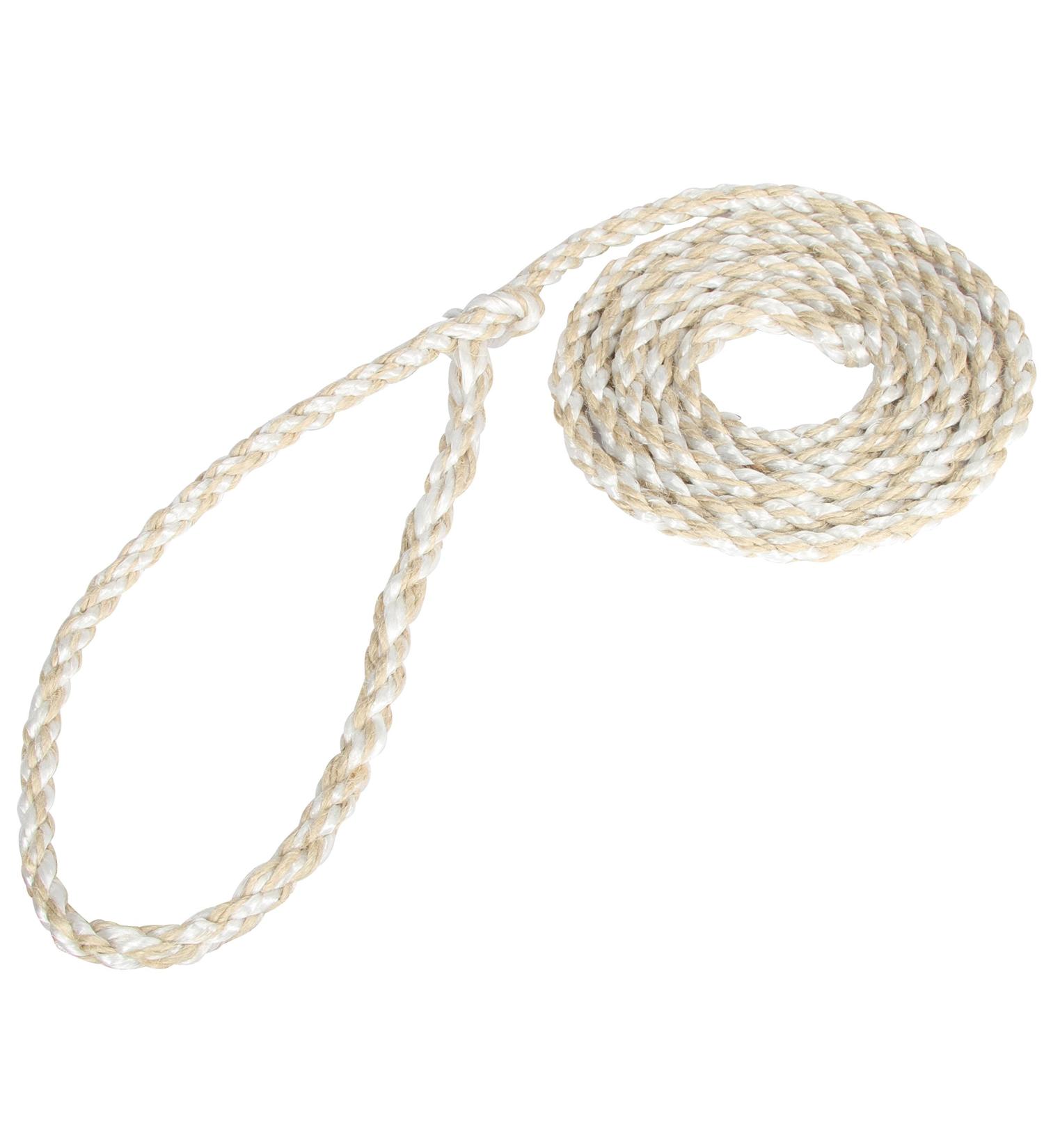 Kerbl cattle transport rope (3.20m with large loop pack of 5) No. 295353/5 large loop natural