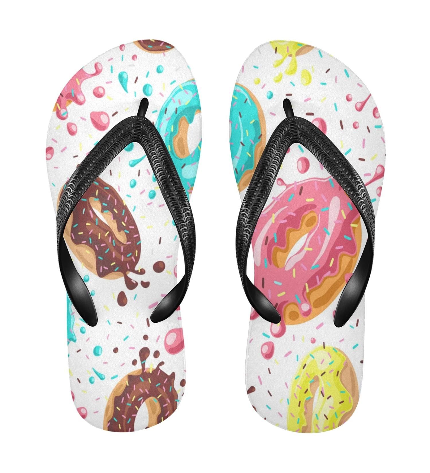 Buy Mnsruu Home Hotel Spa Flip Flops - Size L - Pink Chocolate Lemon Yellow | Comfortable Travel Footwear for Home & Hotel - Buy Online on GoSupps.com