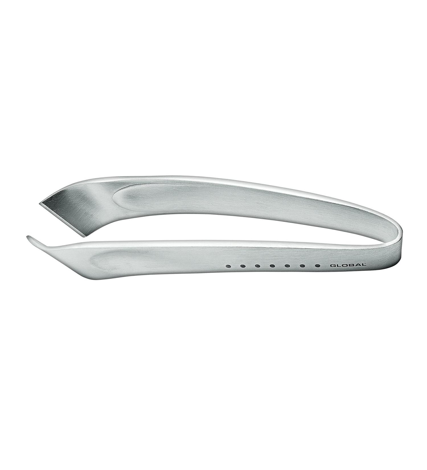 Global Classic Stainless Steel Curved Fish Bone Tweezers - Buy Online on GoSupps.com