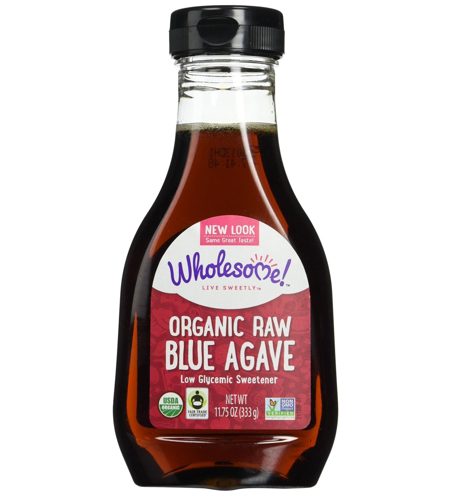 Wholesome  Organic Raw Blue Agave 11.75 oz (333 g) - Buy Online on GoSupps.com
