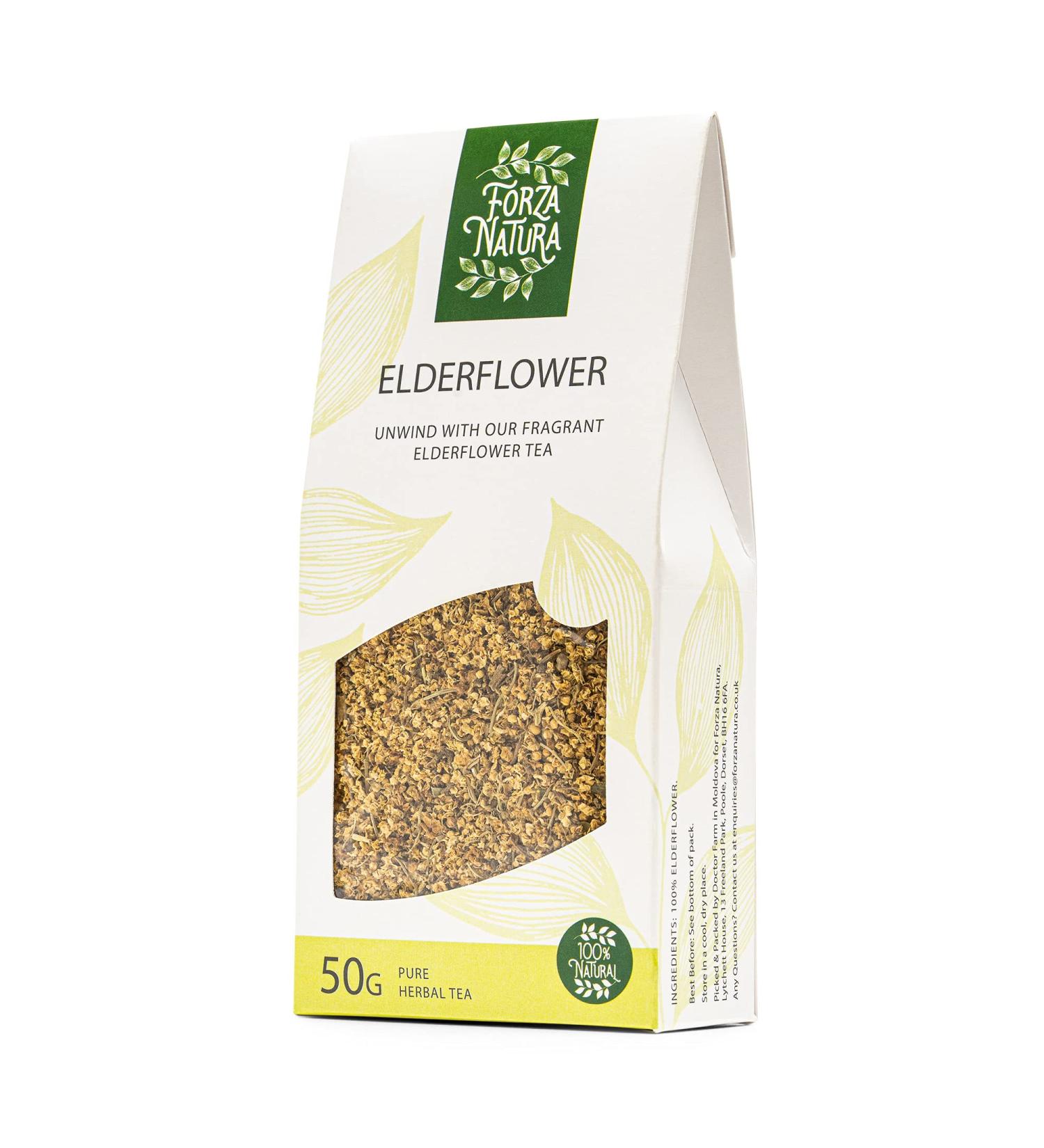 Elderflower - Loose Leaf Herbal Tea - 100% Natural - 40g