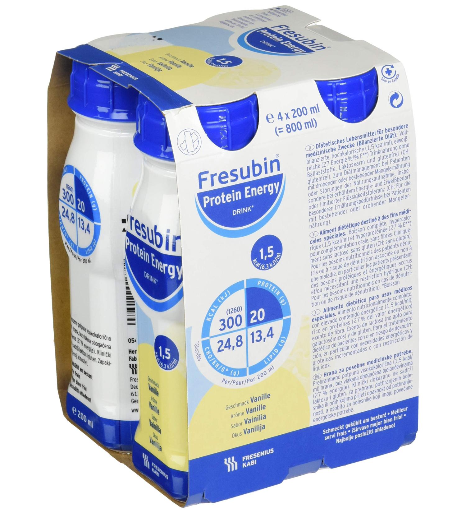 Fresubin Energy Protein Vaini 200 ml 24U - Buy Online on GoSupps.com