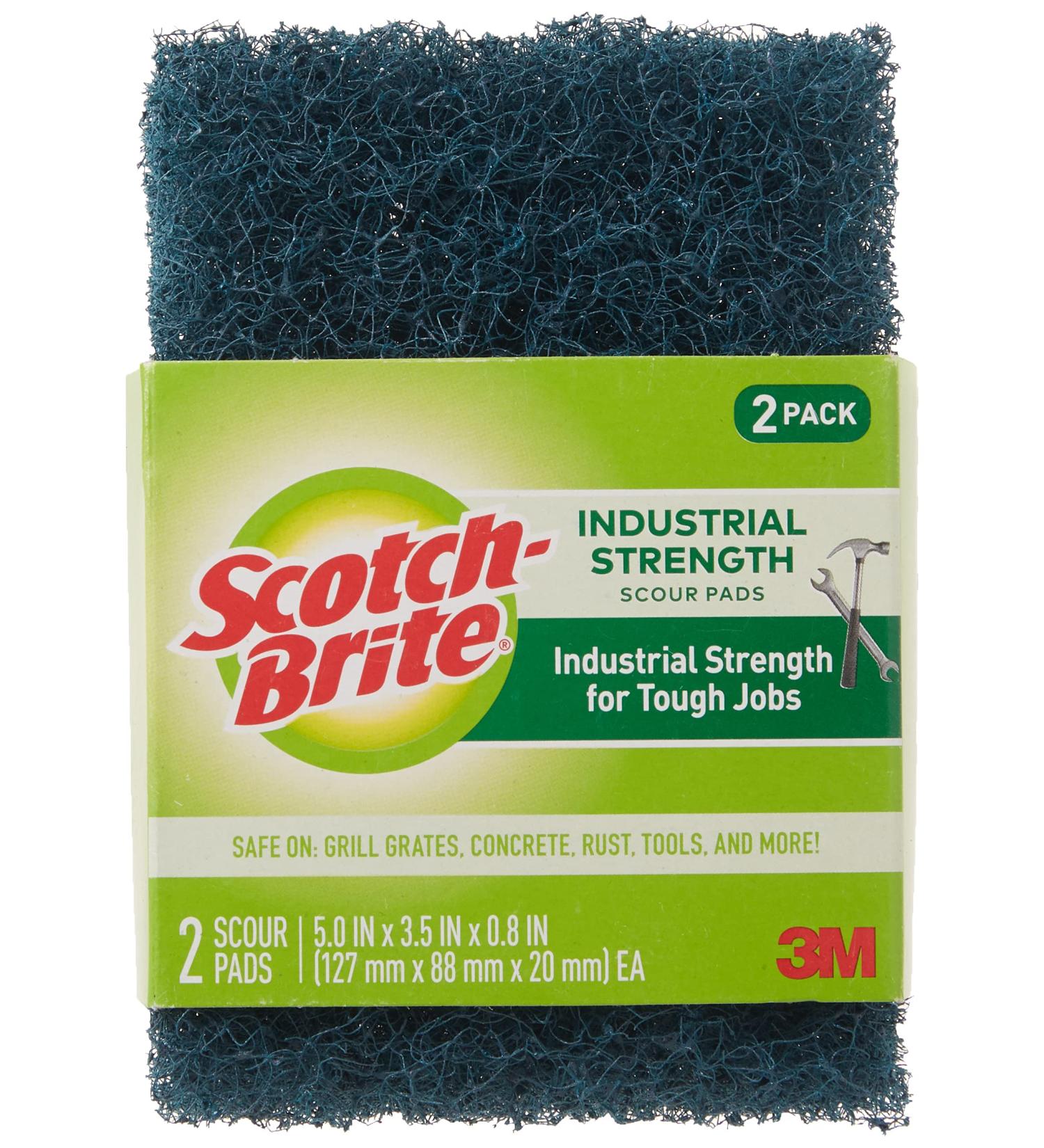 Scotch-Brite Heavy Duty Industrial Strength Scour Pad - 2 Pack - Buy Online on GoSupps.com