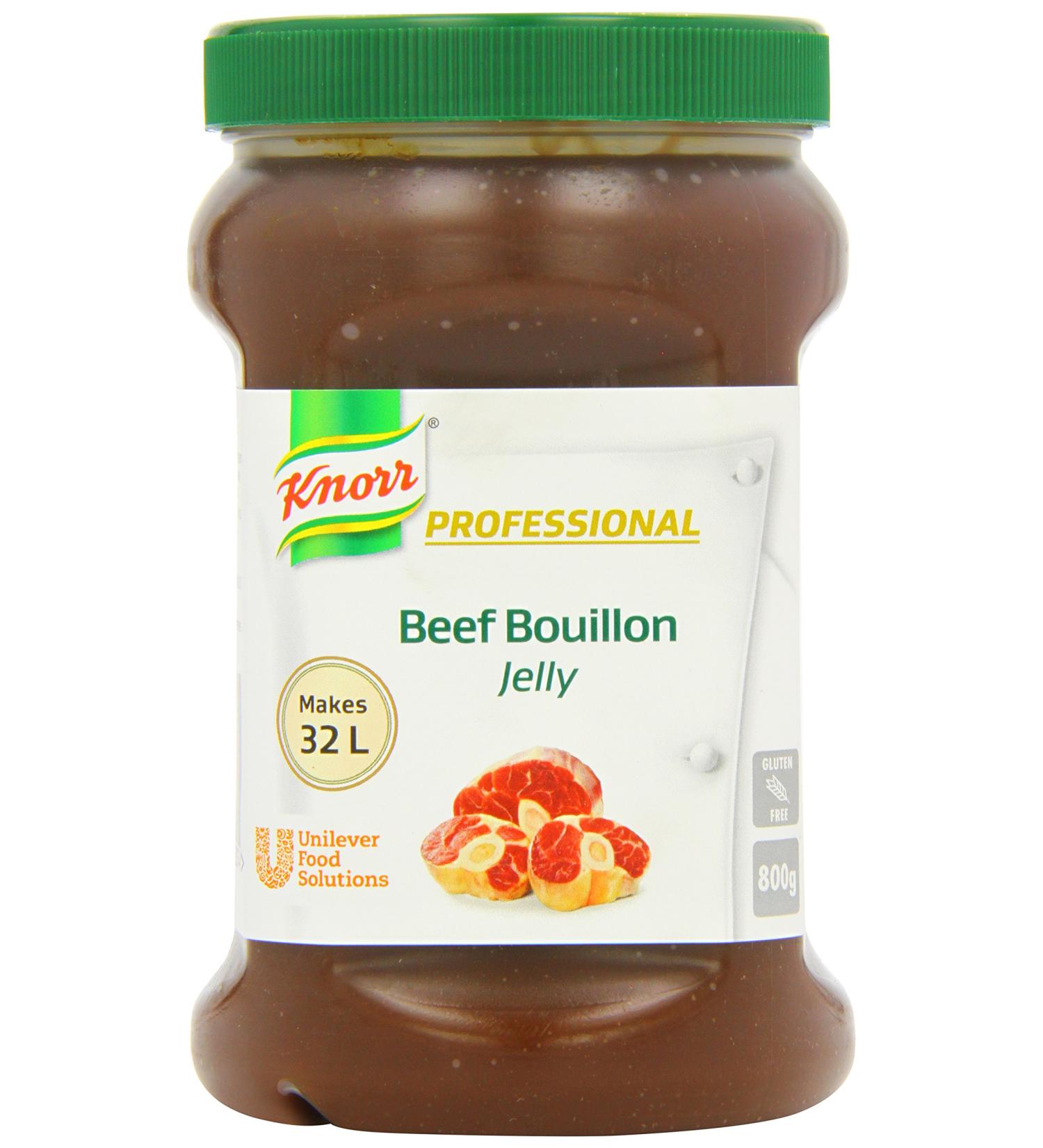 Knorr Beef Bouillon Jelly 800g - Premium Flavor Enhancer for Soups, Sauces, and Stews - Buy Online on GoSupps.com
