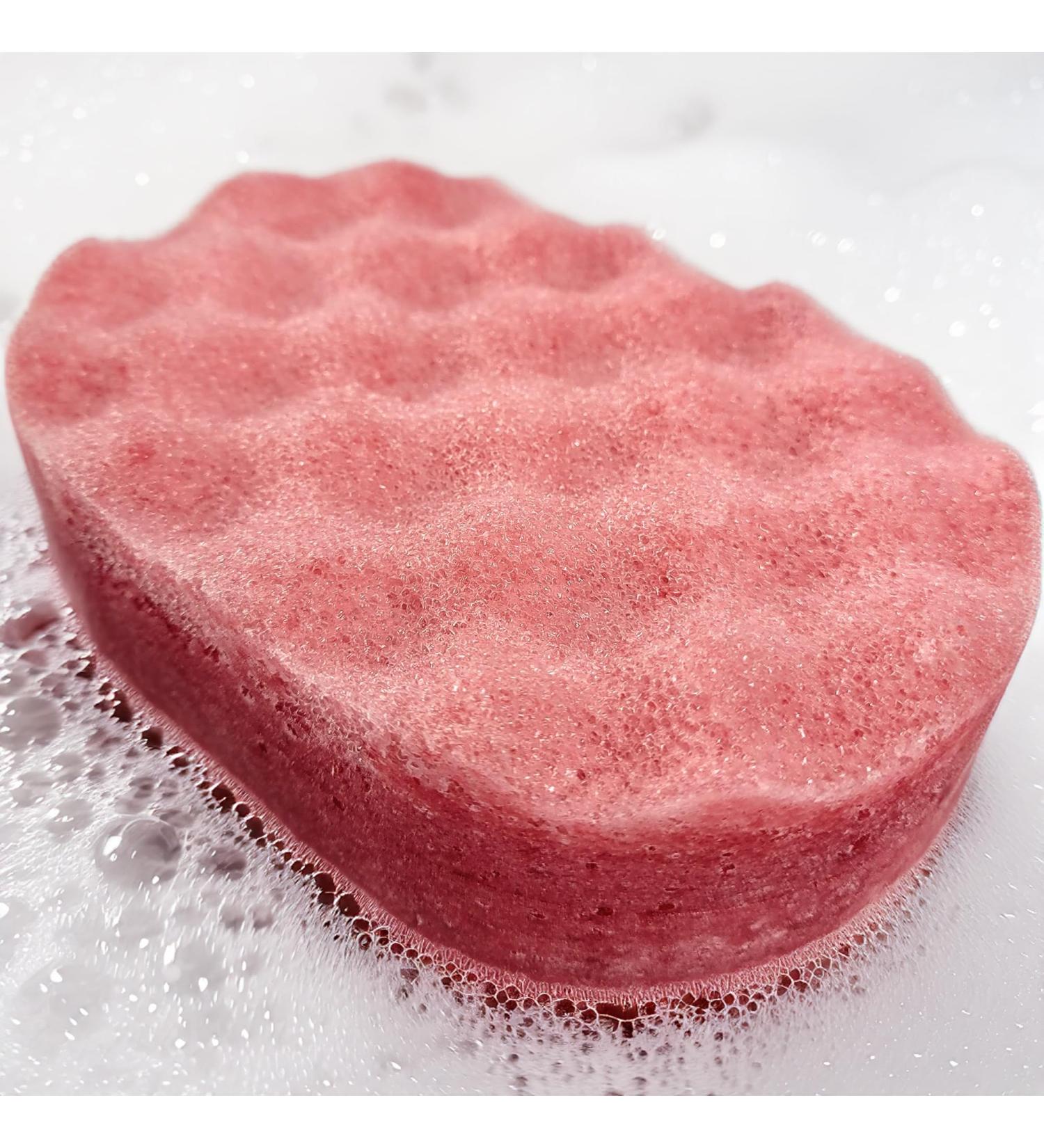 Missing Cherry Exfoliating Soap Sponge - 250g - Moisturising Shea Butter - Perfume Scent - Vegan Friendly - Puddle of Wax - Made in The UK - Buy Online on GoSupps.com