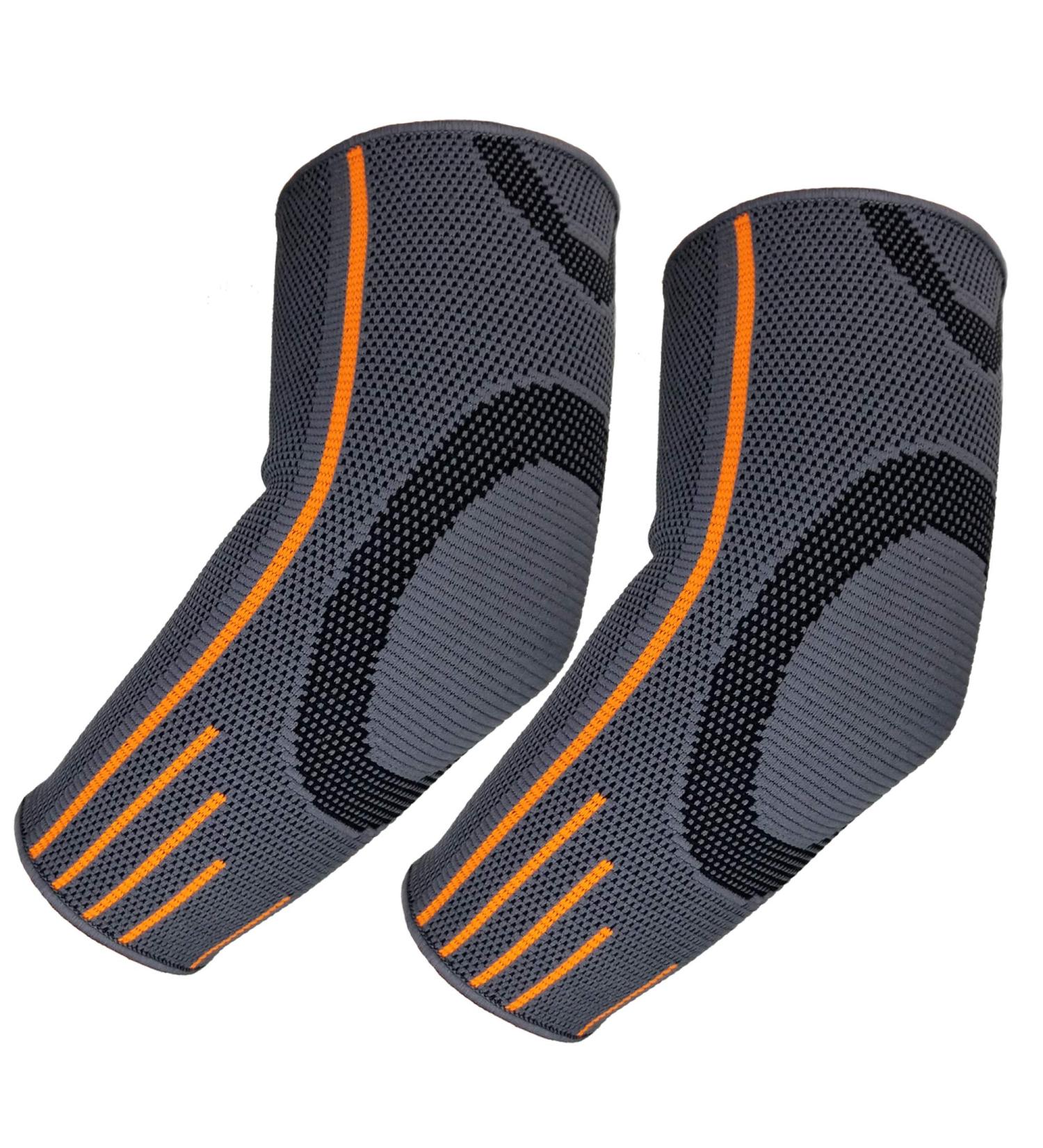 Rmolitty Elbow Support Brace - Unisex Tennis & Golf Elbow Sleeve for Powerlifting & Sports (Pair L) - Buy Online on GoSupps.com