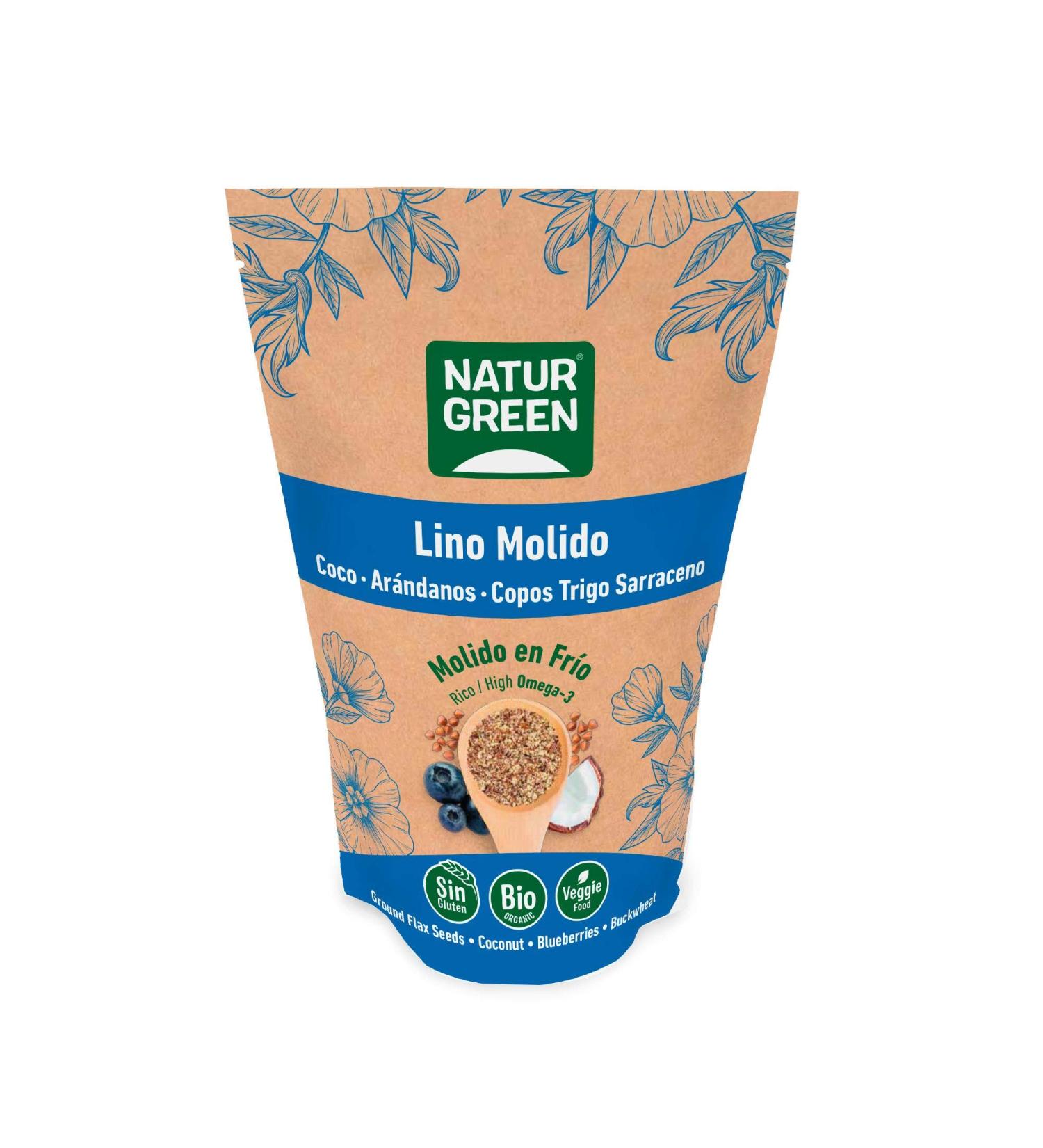 Ground Flax Nuts Ronneberries and Organic Buckwheat - Buy Online on GoSupps.com