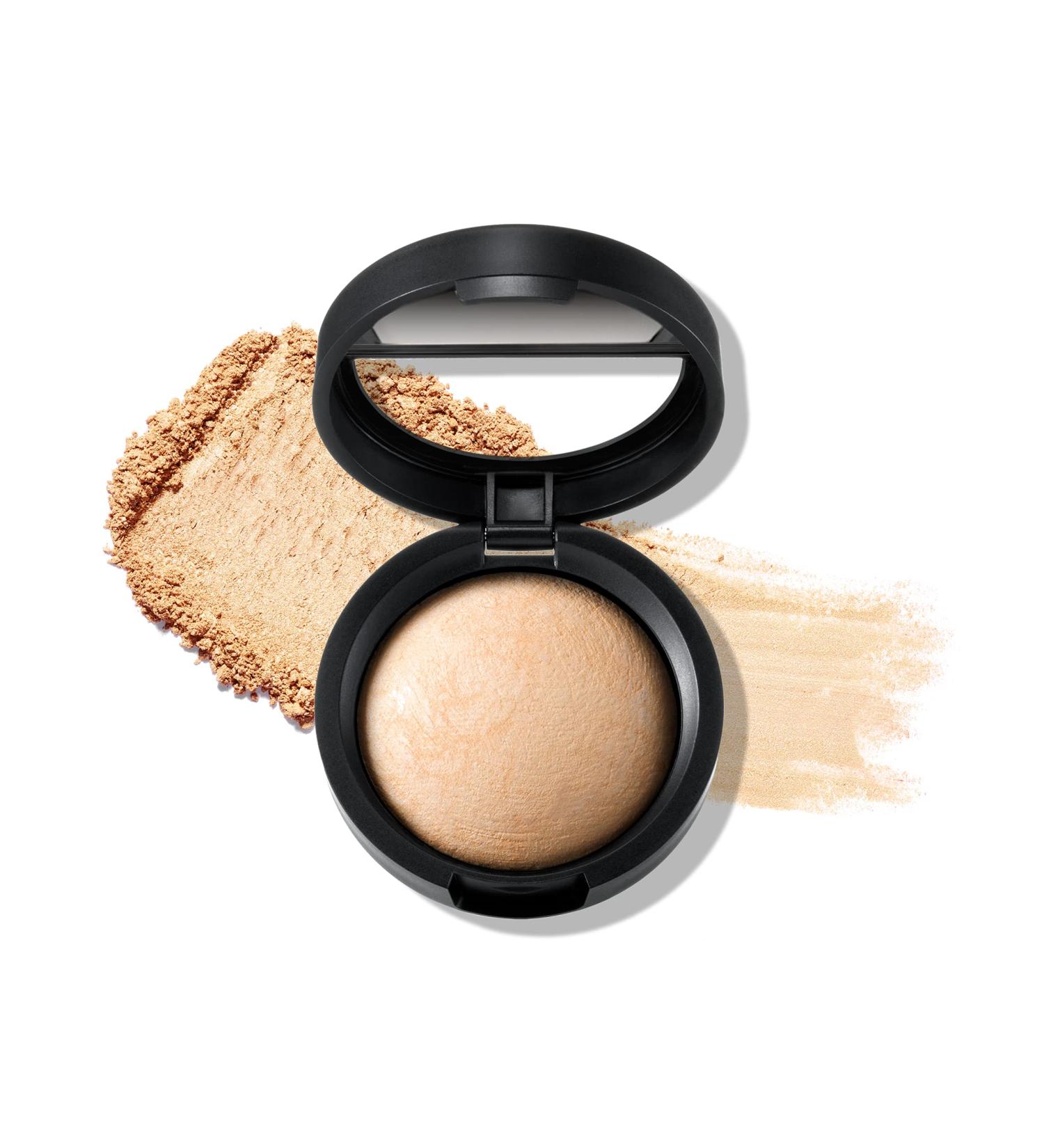 Laura Geller Baked Natural Glow Highlighter - French Vanilla | Radiance Enhancing Makeup - Buy Online on GoSupps.com