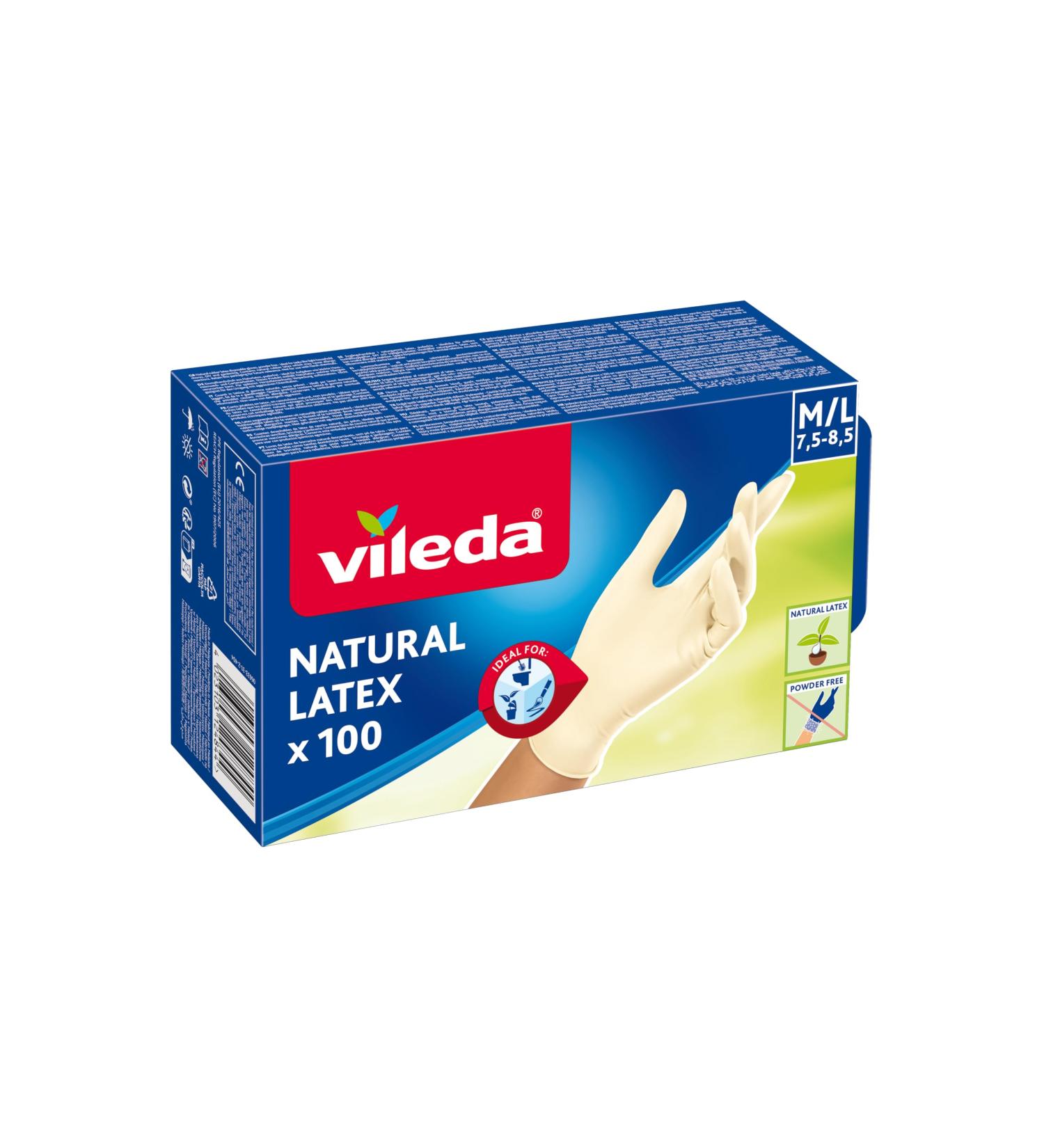 VILEDA Gloves Multilatex Size M/L 100 PIECES M/L (100 pieces)