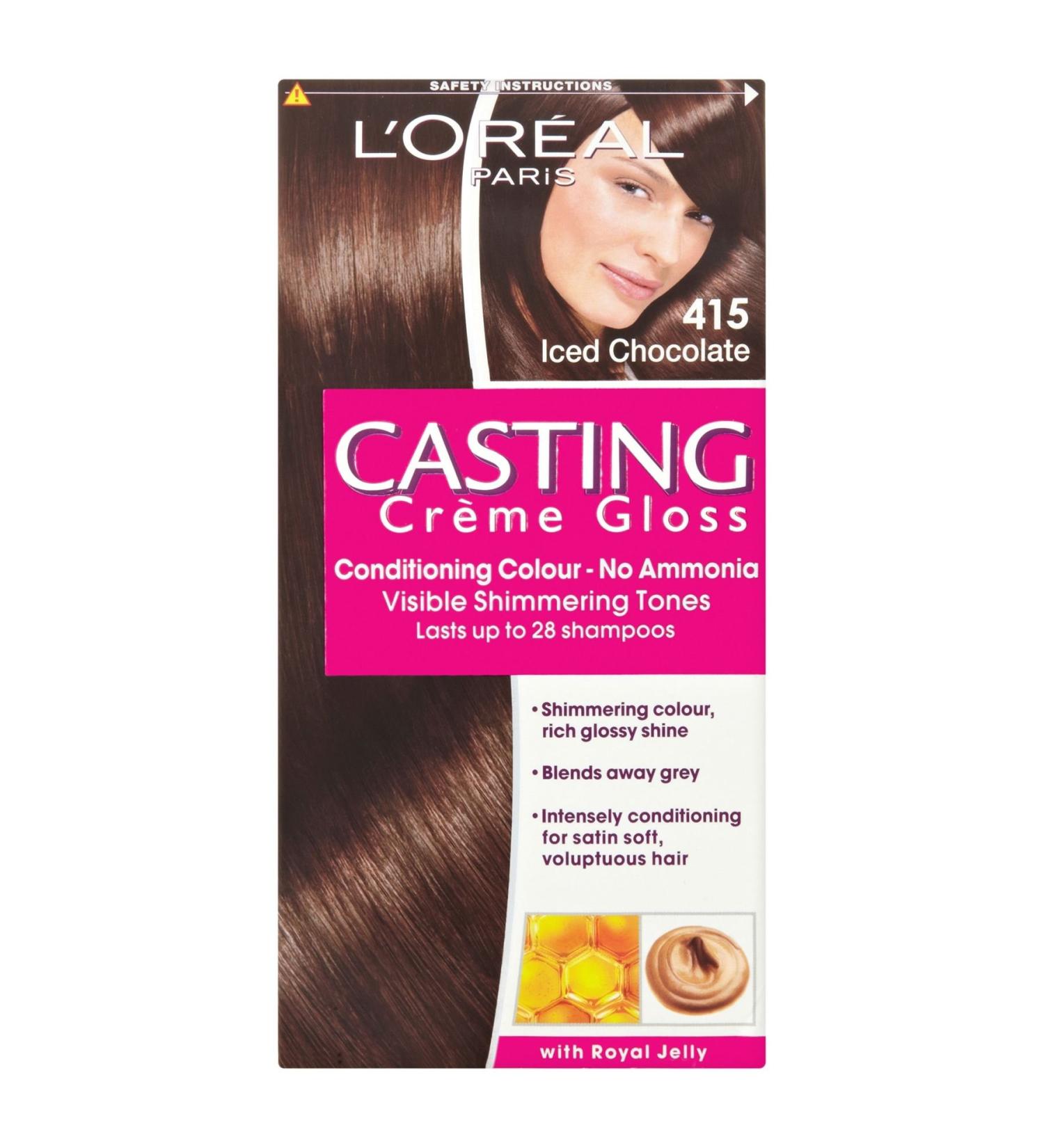 L'OR AL L'Or al Paris Casting Cream Gloss 415 Pack of 3 bottles of moisturizing cream Iced Chocolate