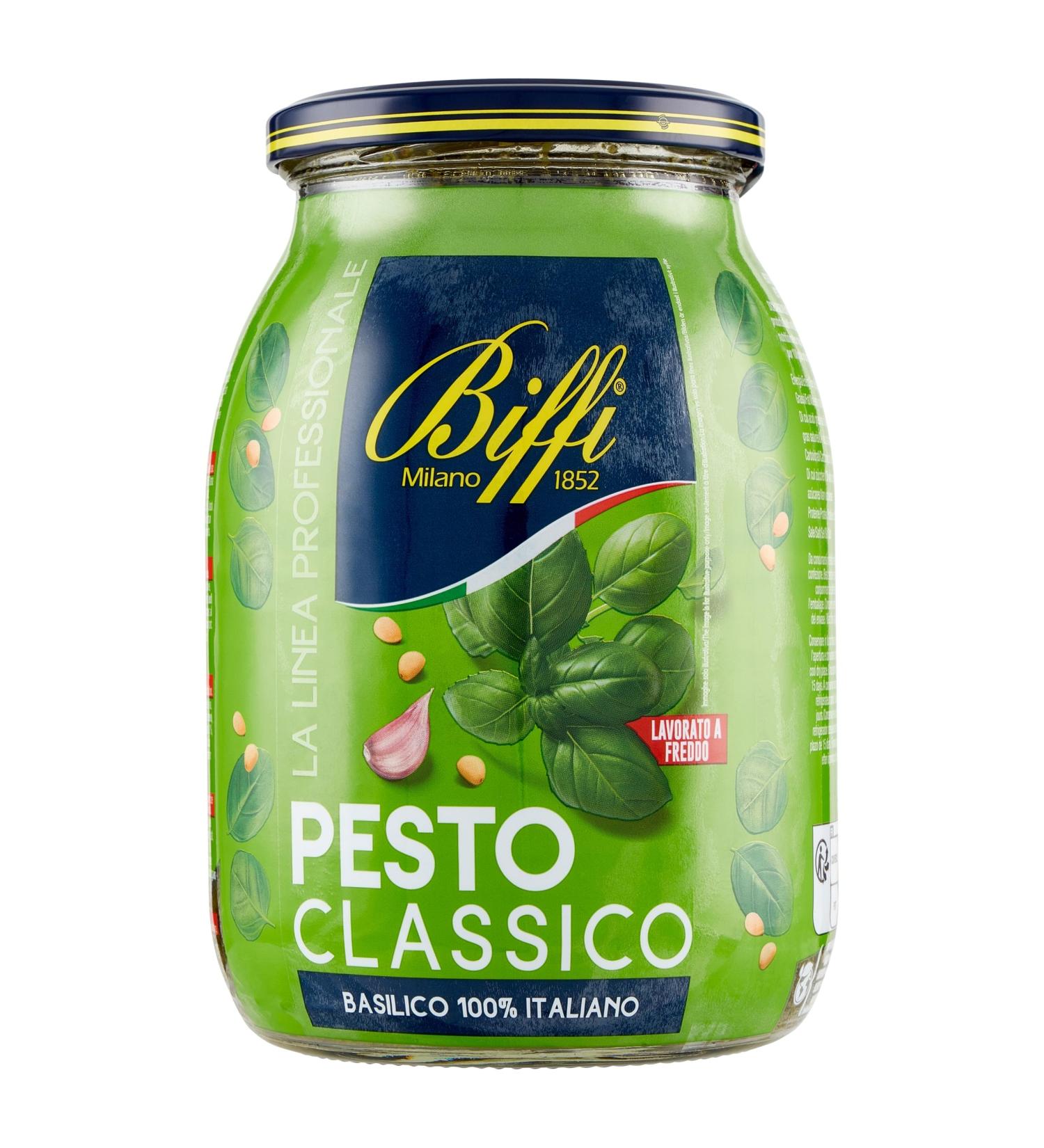 Italian Gourmet E.R. Biffi Classic Italian Genoese Pesto 980g + Gourmet Italian Polpa 400g
