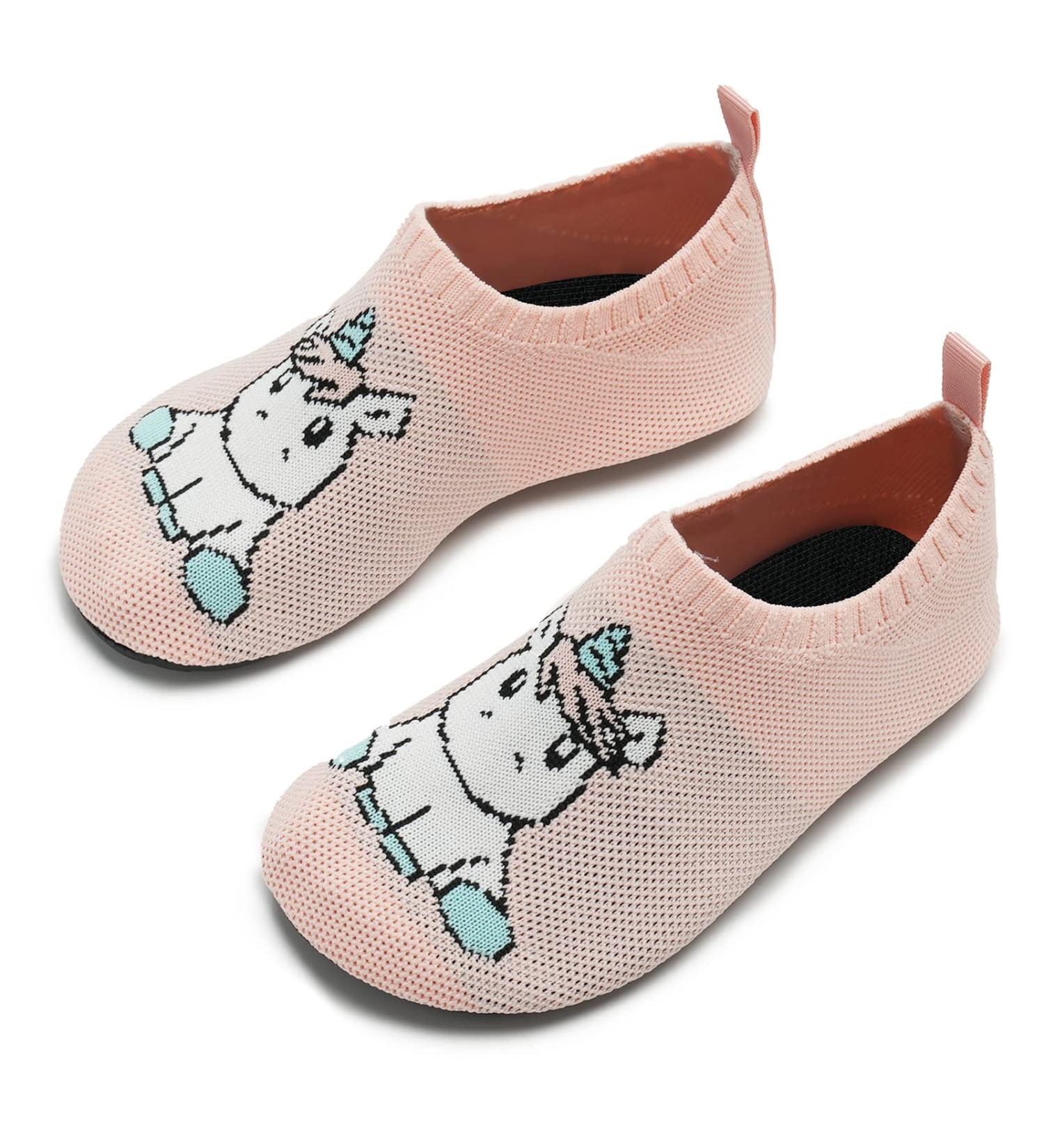 Kids Non-Slip Water Sport Shoes | Quick Dry Aqua Socks for Boys & Girls | UK 13/13.5 Nude - Buy Online on GoSupps.com