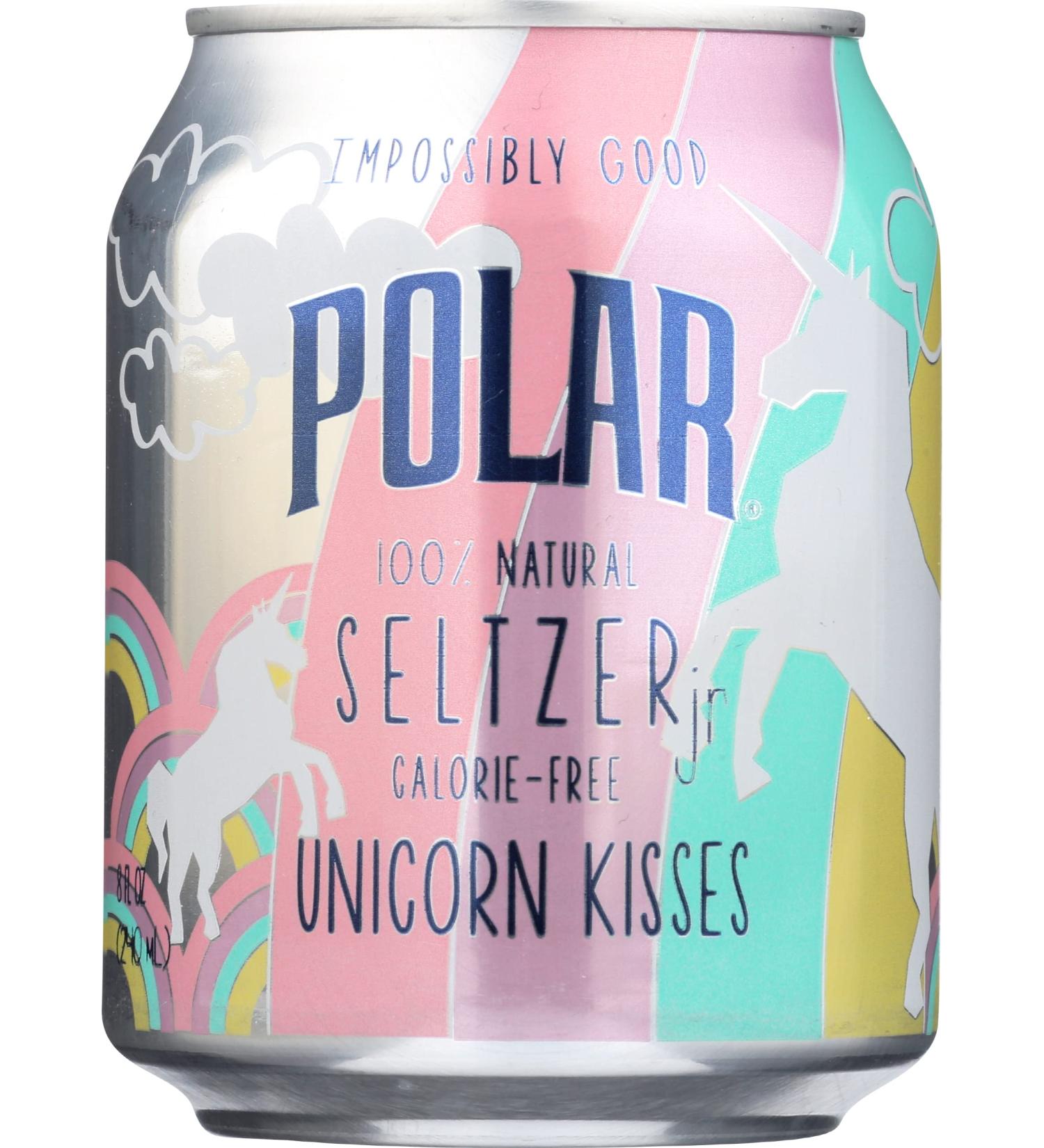Polar Beverages Unicorn Kisses Seltzer 8oz 6 Pack - Refreshing Sparkling Water - Buy Online on GoSupps.com