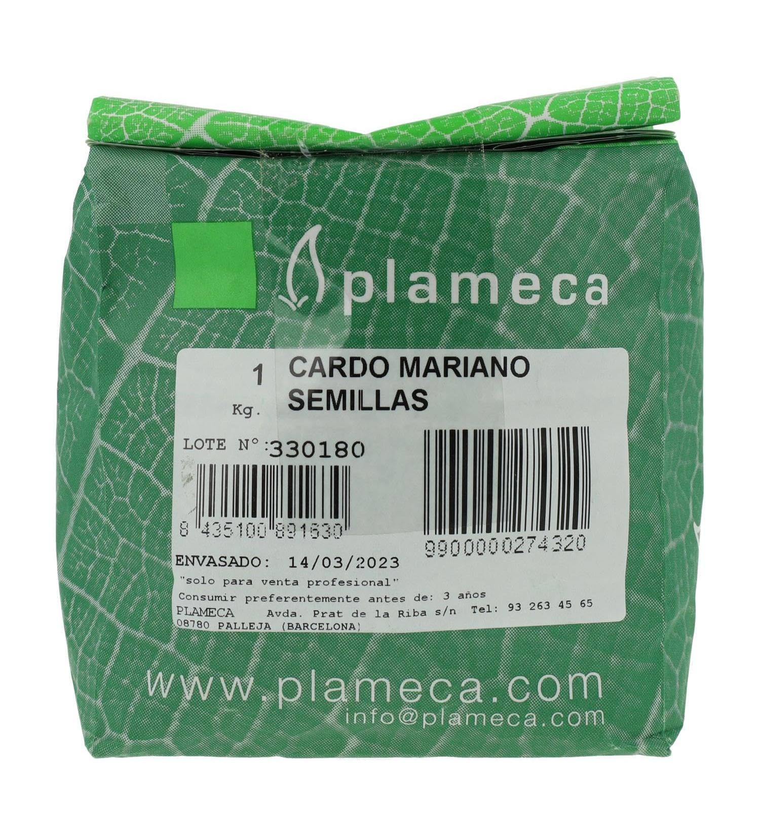 Plameca Plameca Cardo Mariano graines 1 kg Flacon de 1 kg 300 g