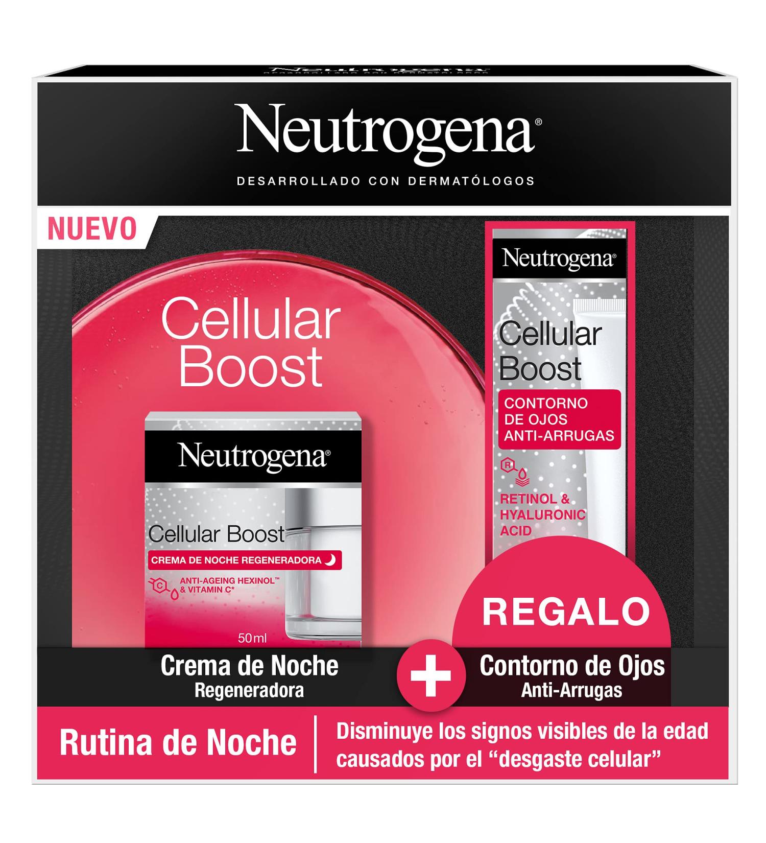 Neutrogena Cellular Boost Anti-aging Nighttime with Nighttime Cream Regenerating and Contorting Eyes - Buy Online on GoSupps.com