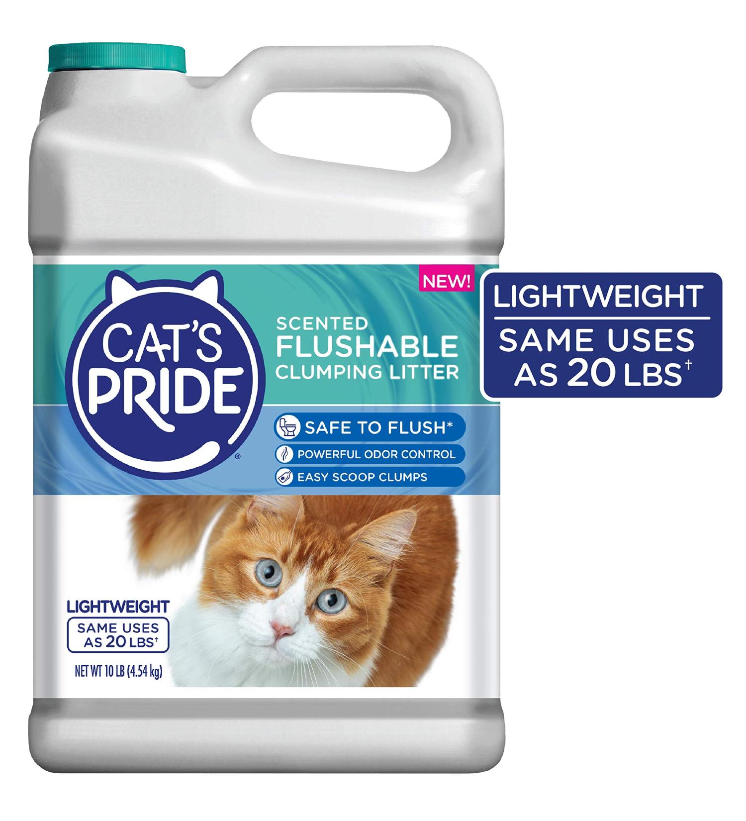 Cat's Pride Lightweight Flushable Clumping Cat Litter - Eco-Friendly Solution - Buy Online on GoSupps.com