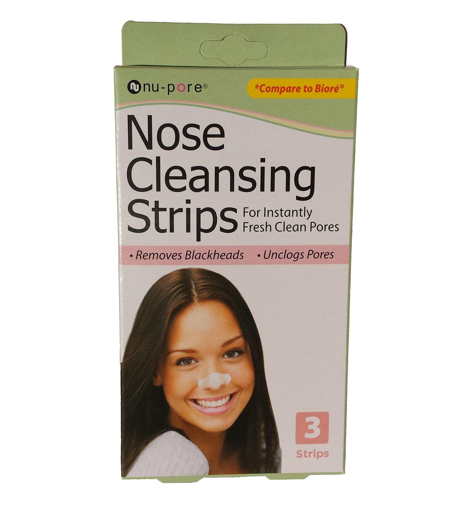 Buy 24 Nu Pore Cleansing Nose Strips - Unclog Pores & Achieve Clear Skin | International Shipping Available - Buy Online on GoSupps.com
