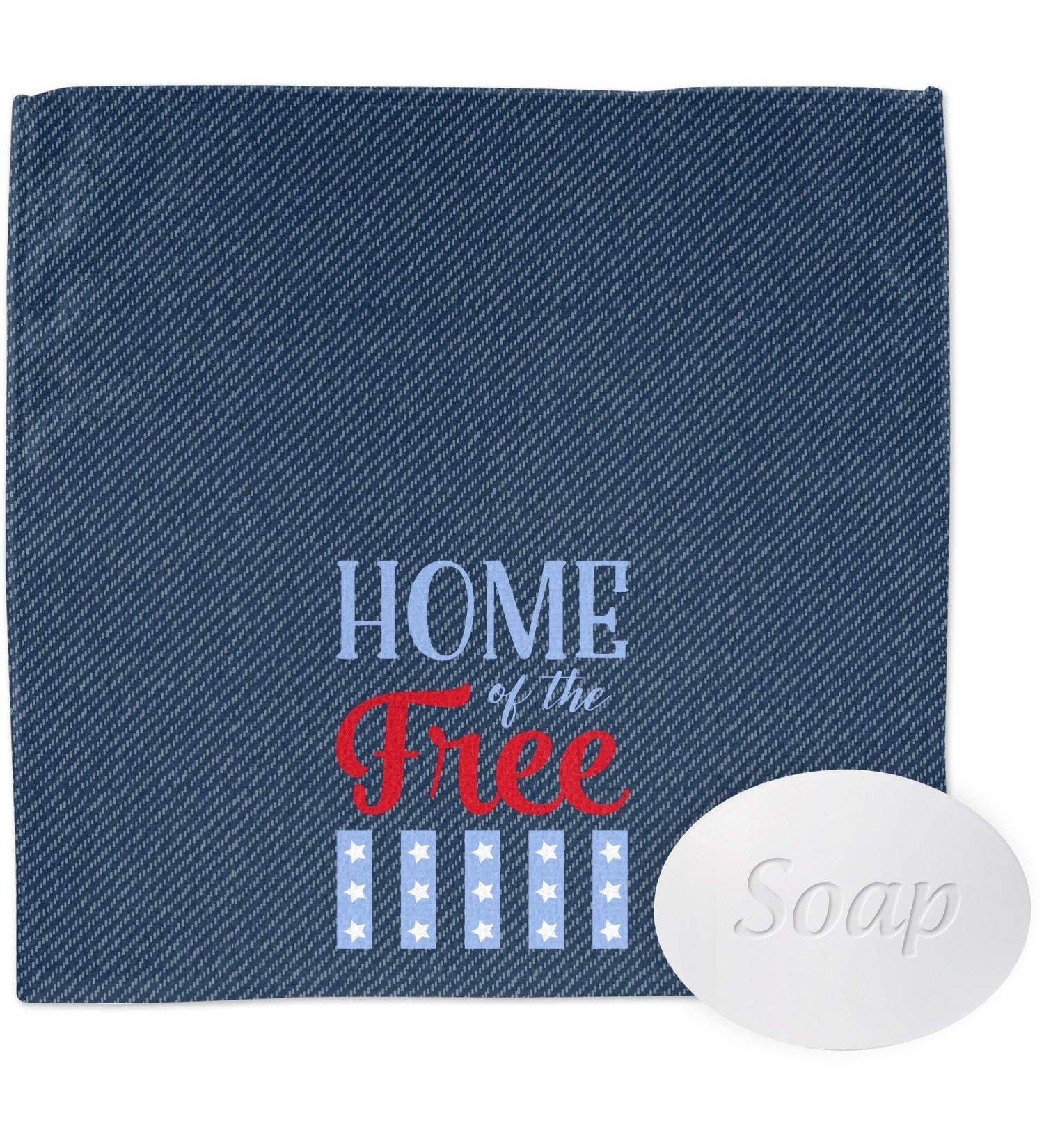 YouCustomizeIt American Quotes Washcloth Square (12" x 12")