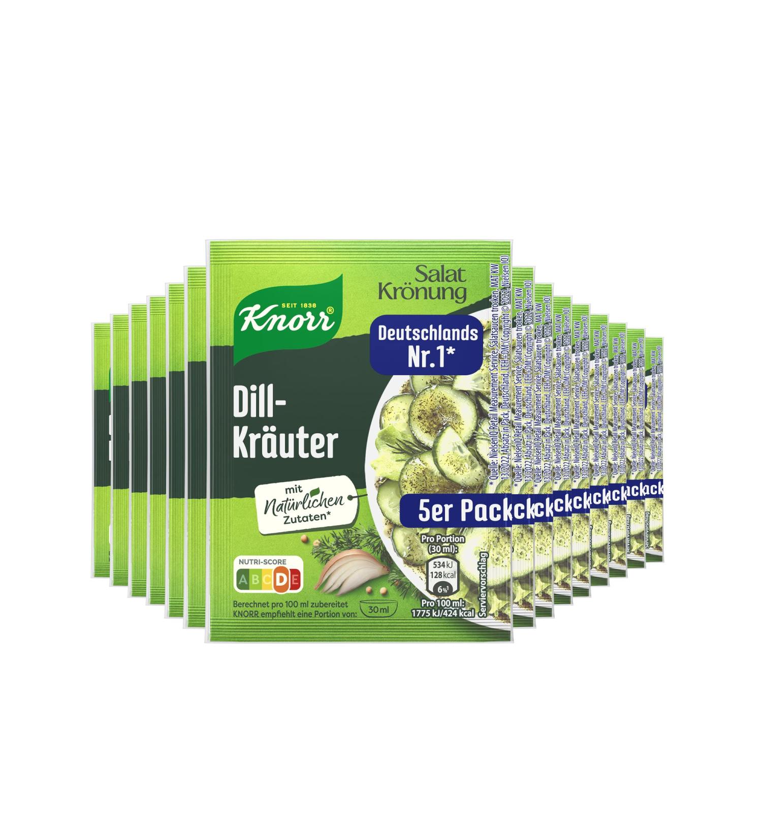Buy Knorr Salad Dressing Dill Herbs - 15 Natural Portions for Delicious Salads | International Shipping - Buy Online on GoSupps.com