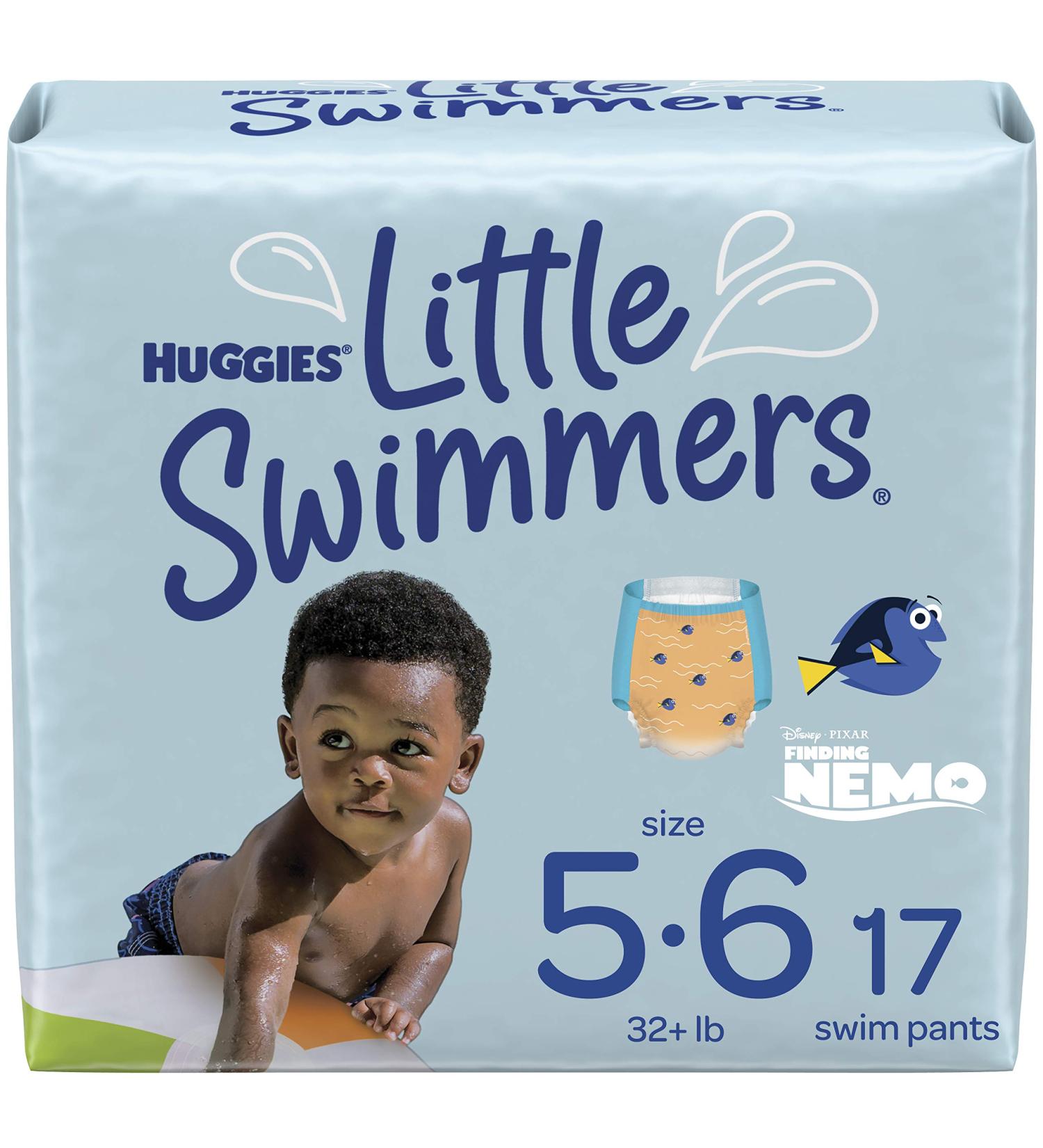 Huggies Little Swimmers Disposable Swim Diapers Size 5-6, Large - 17 Ct (Pack of 1) - Buy Online on GoSupps.com