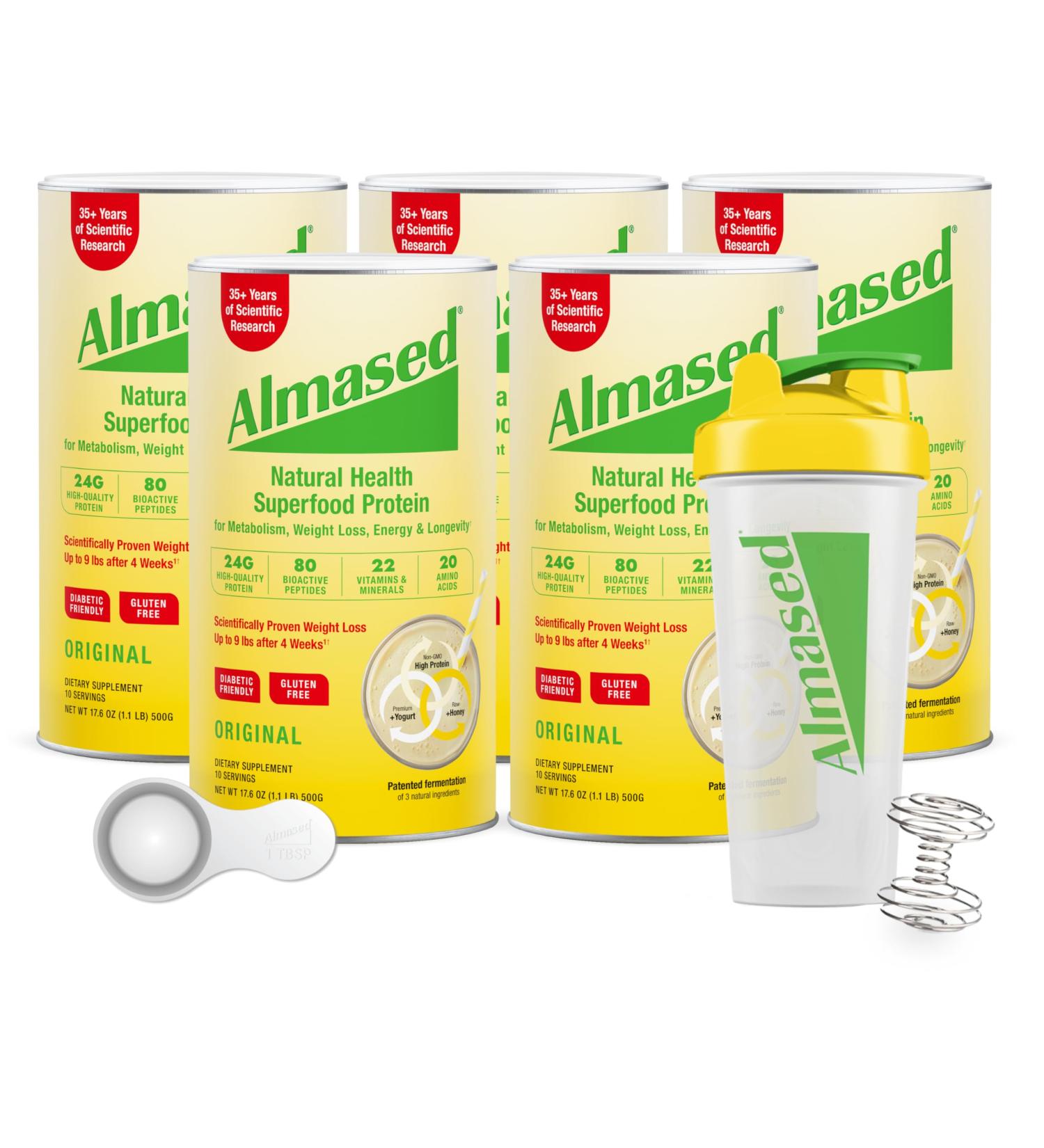 Almased protein powder for weight loss and GLP-1 supplement weight loss supplement - Buy Online on GoSupps.com