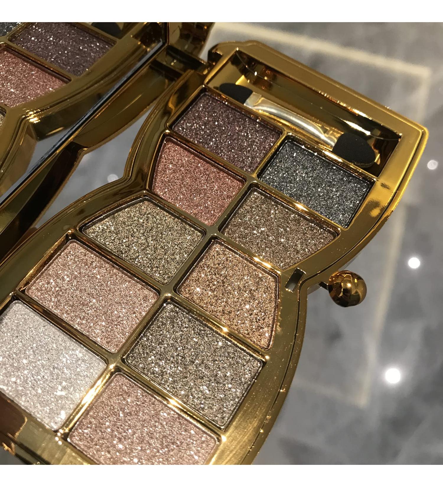 Glitter Eyeshadow Palette - 10 Shimmer Colors, Long Lasting & Waterproof - Professional Nude Makeup Set for Women - Buy Online on GoSupps.com