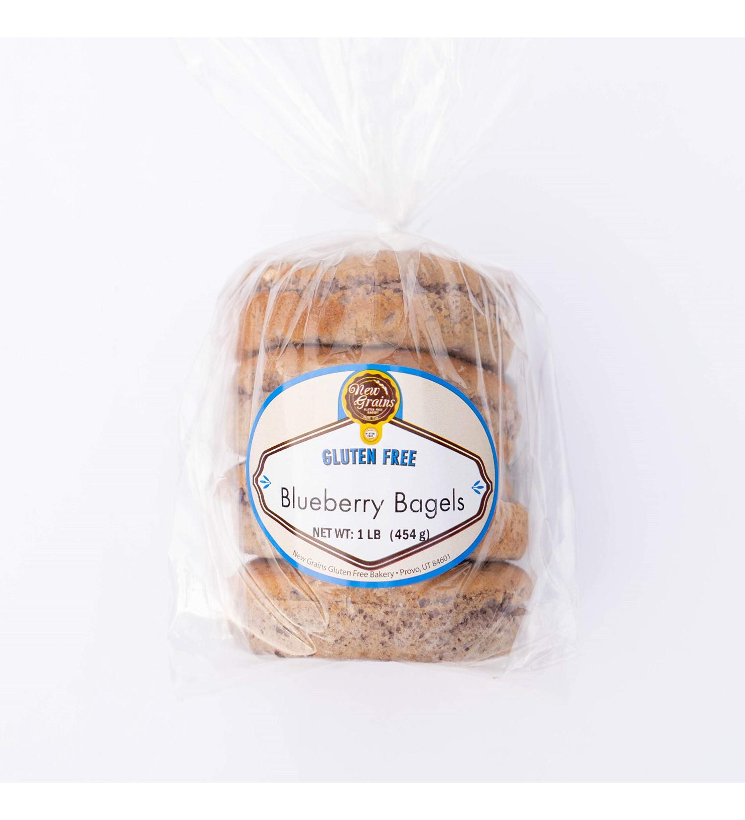 New Grains Gluten-Free Blueberry Bagels - Delicious & Healthy Breakfast Option - Buy Online on GoSupps.com