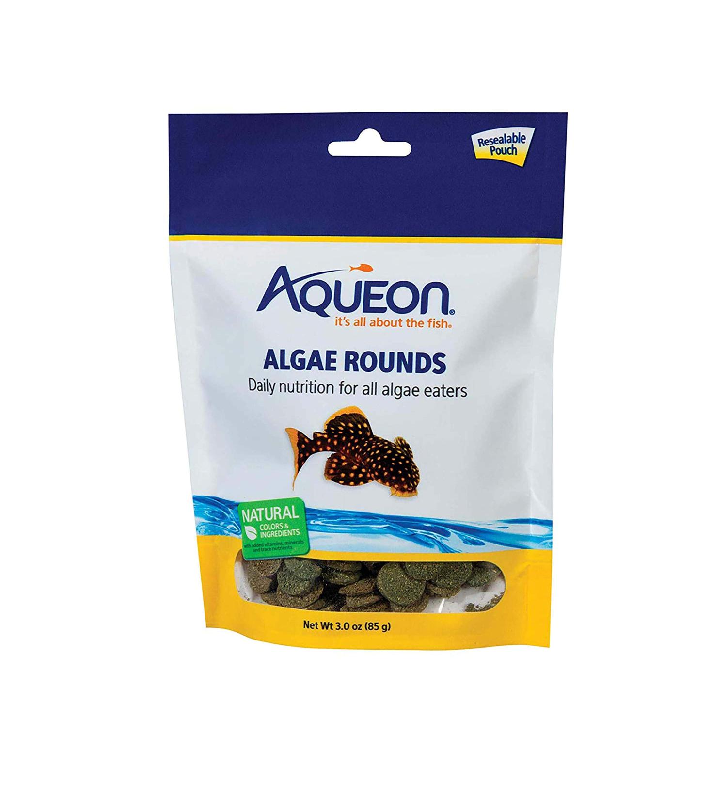Aqueon Algae Rounds 3 oz - Premium Algae Rounds for Healthy Fish - Buy Online on GoSupps.com