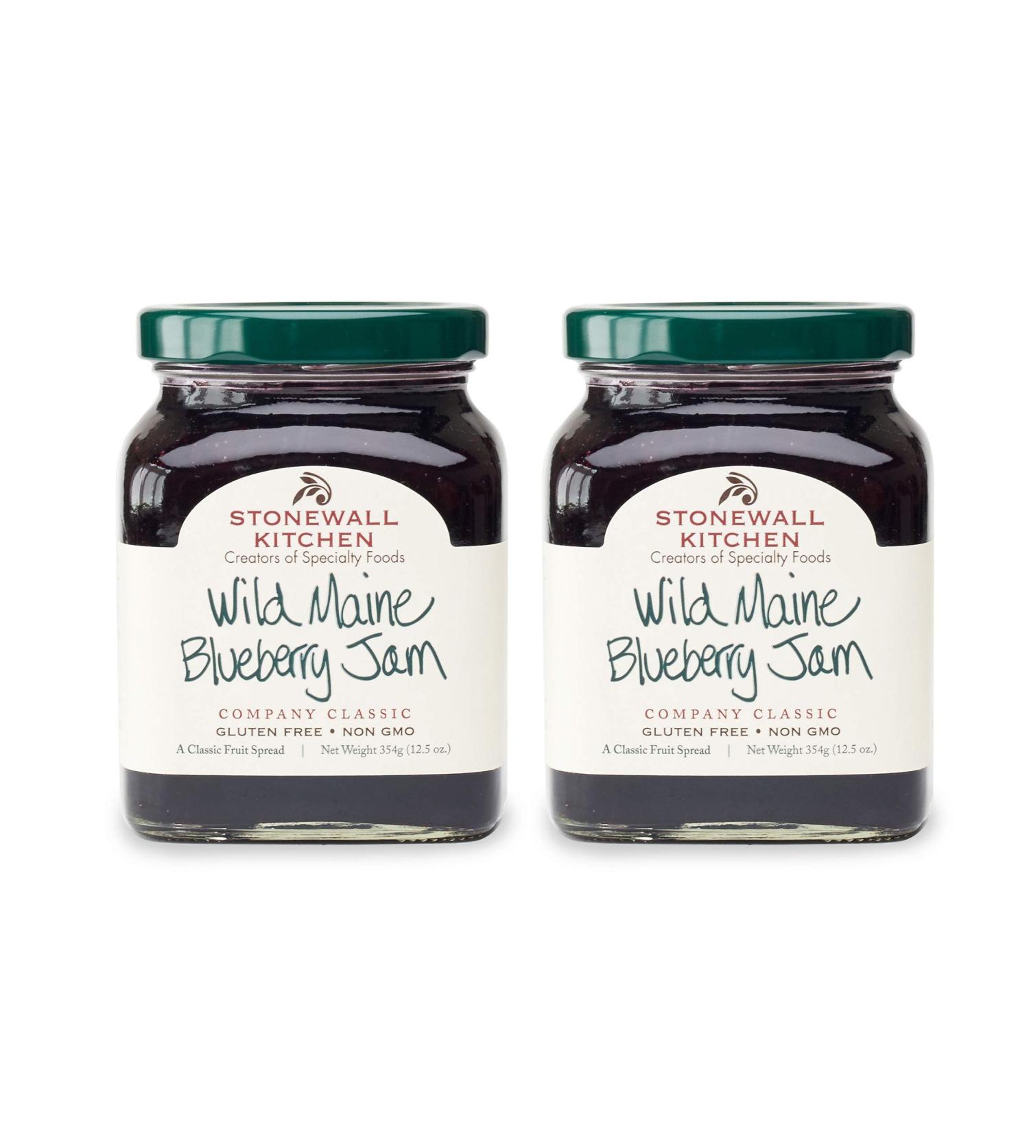 Stonewall Kitchen Wild Maine Blueberry Jam 12.5oz - Pack of 2 - Buy Online on GoSupps.com