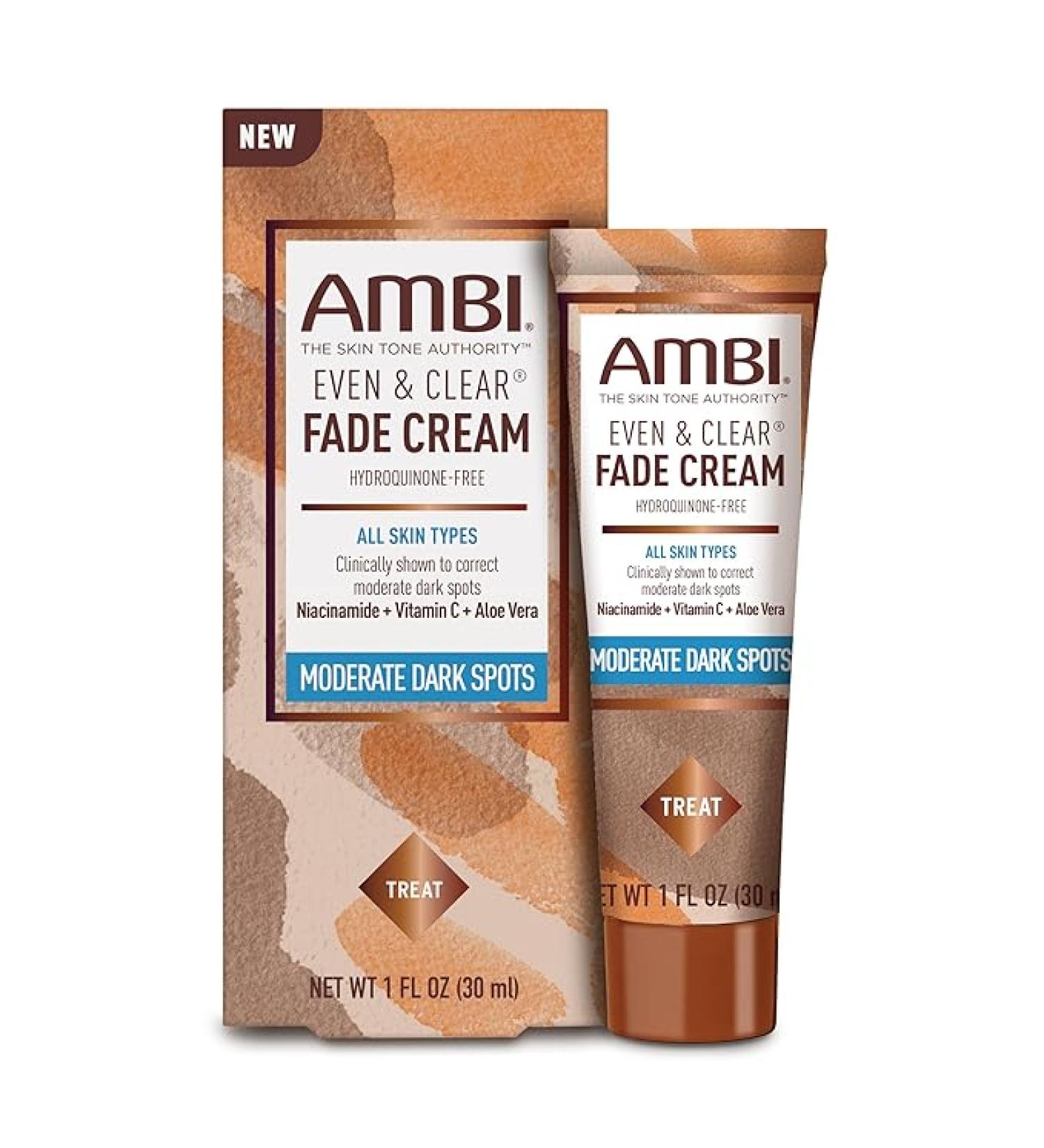 Ambi Even & Clear Fade Cream - Hydroquinone-Free Hyperpigmentation Treatment 1 Fl Oz - Buy Online on GoSupps.com