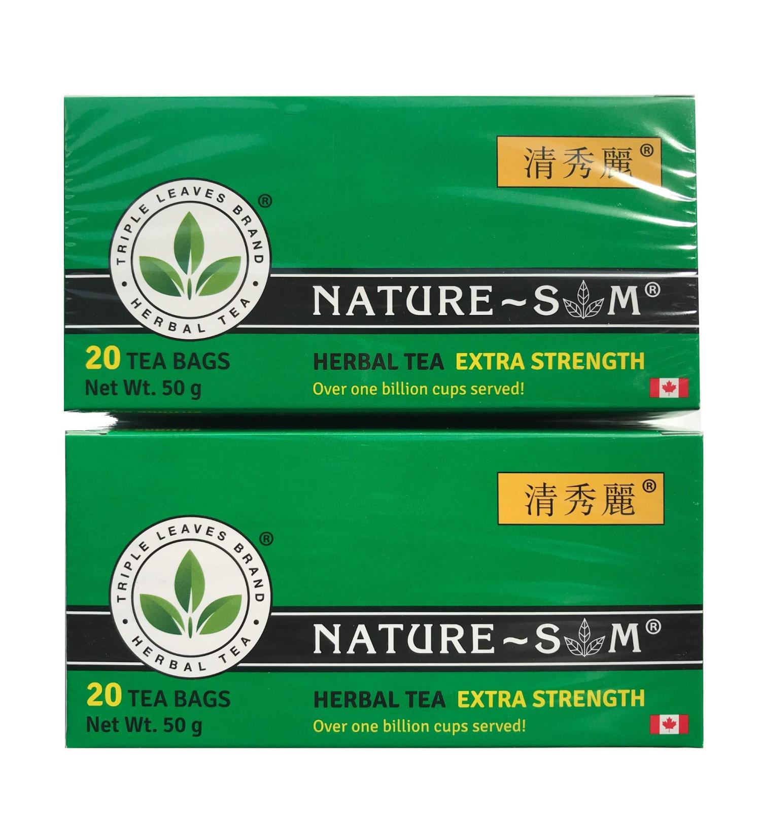 2 Packs - Nature SM Extra Strength Herbal Weight Loss Tea All Natural Ingredients Over 1 Billion Cups Served!!! 20 Count (Pack of 2) - Buy Online on GoSupps.com
