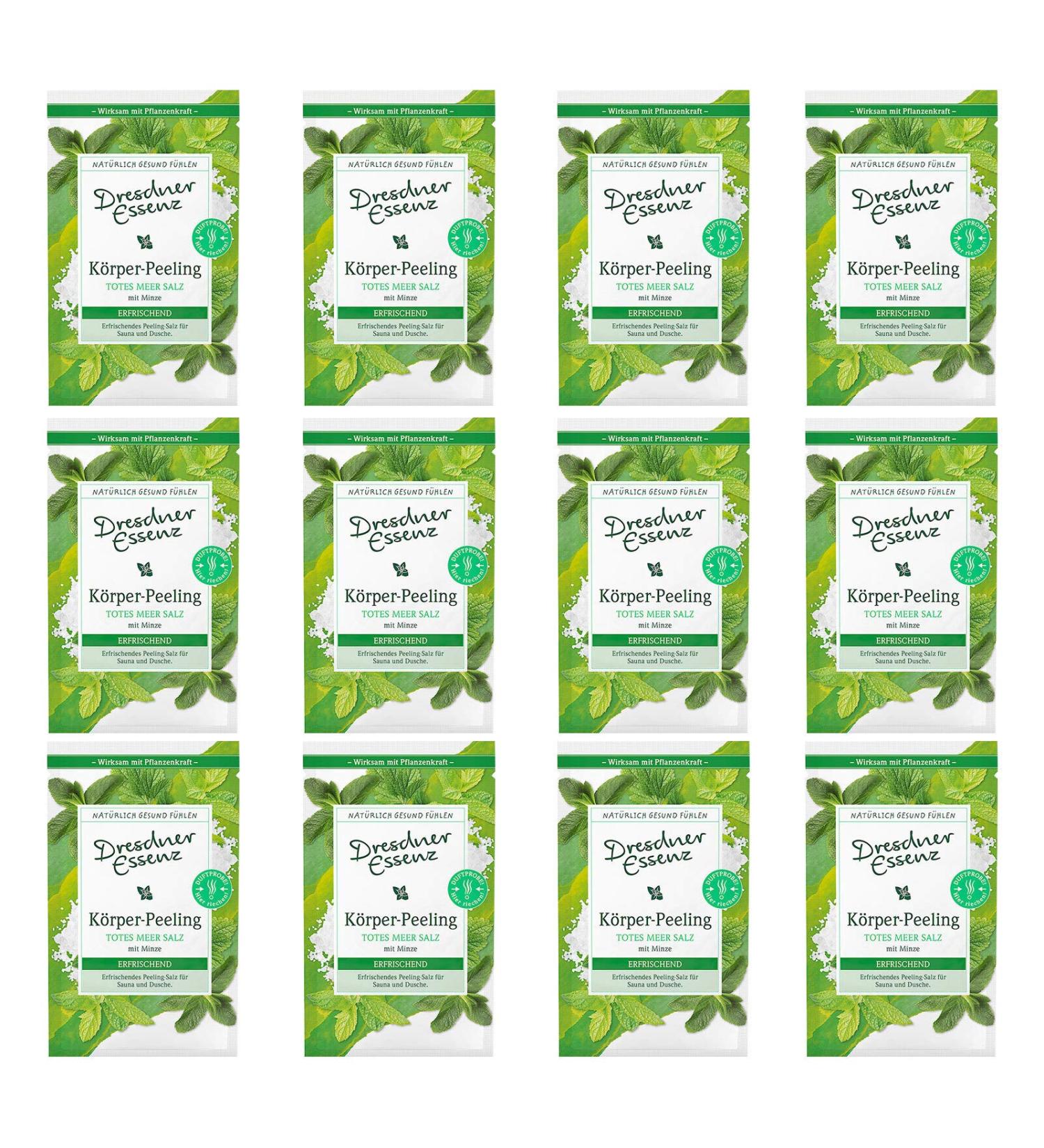 Dresdner Essenz Dresdner Essenz 12-Pack Dead Sea Mint Body Scrubs 12 x 50g