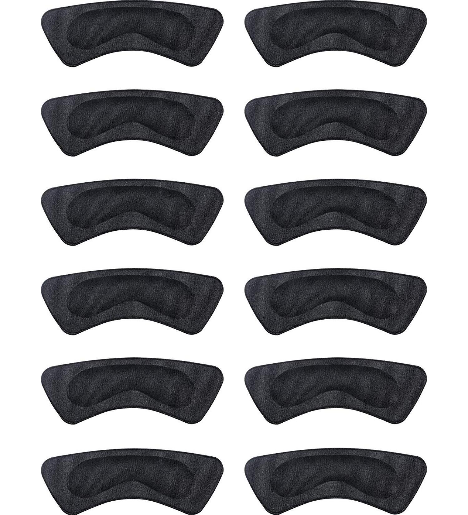 Buy Heel Pads for Women - 6 Pairs Self-Adhesive Shoe Inserts & Heel Protectors - Black Foot Care - Buy Online on GoSupps.com