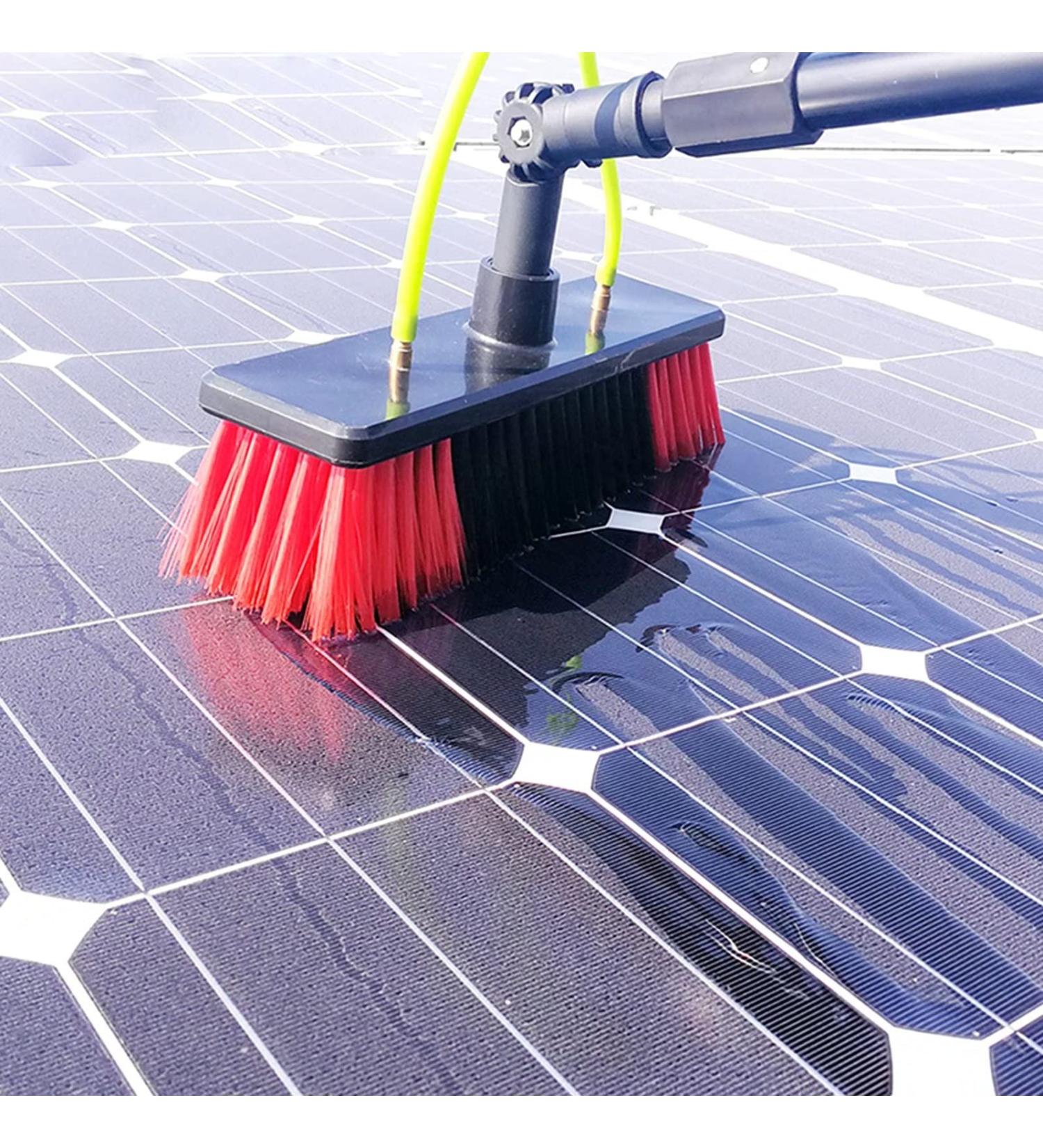 Window Cleaning Water-fed Pole 40ft 12m Extendable Telescopic Brush Squeegee Attachment with Backpack Window Professional Washer Kit (30cm Brush Head 8m Rod) Lucky Star - Buy Online on GoSupps.com