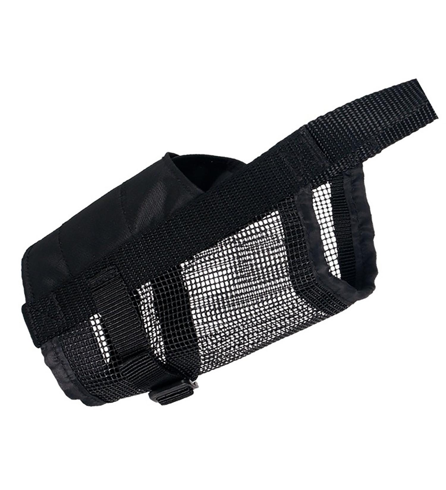 Buy Trixie 19264 Muzzle with Mesh Insert - Polyester Large Black | International Shipping Available - Buy Online on GoSupps.com