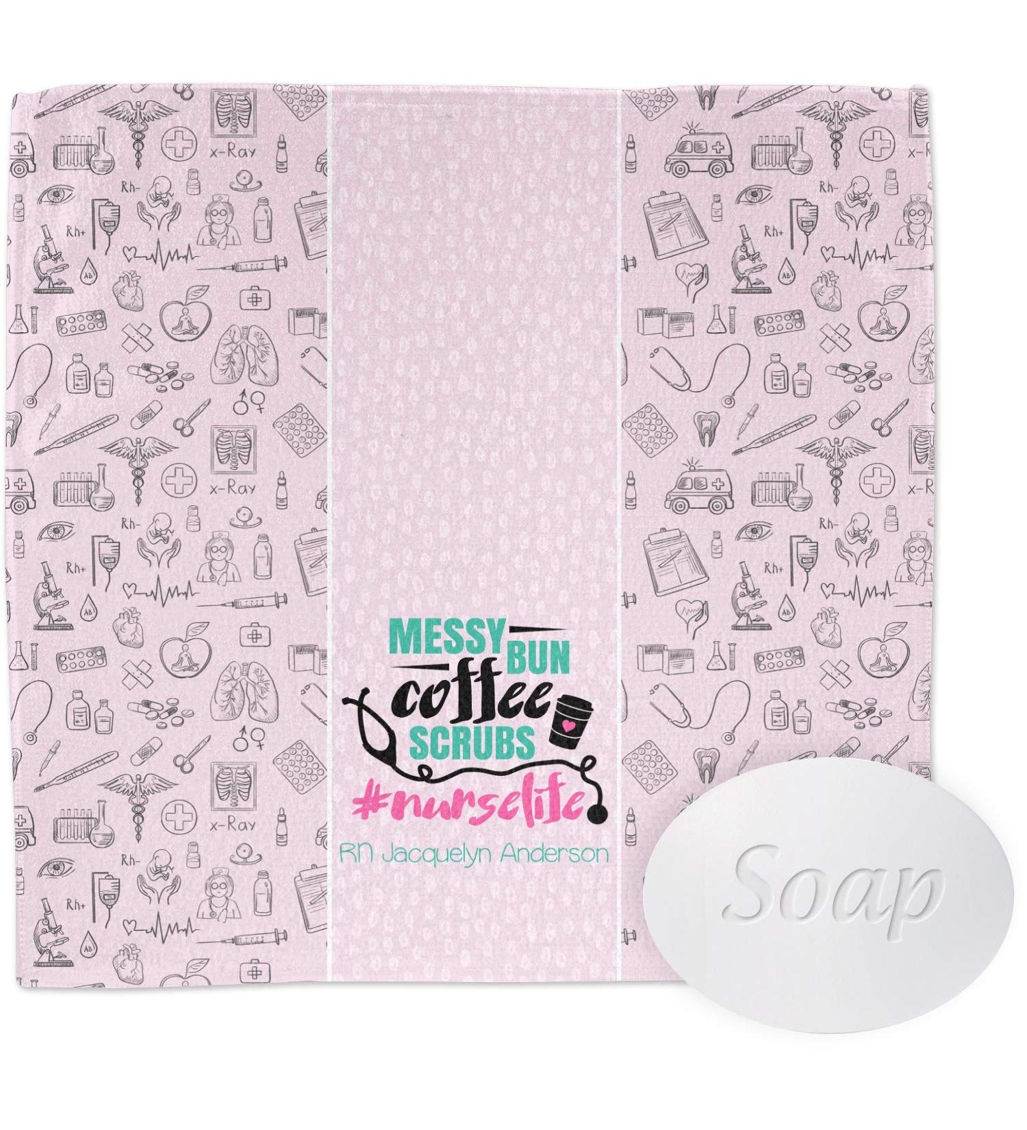 YouCustomizeIt Personalized Nursing Quotes Washcloth