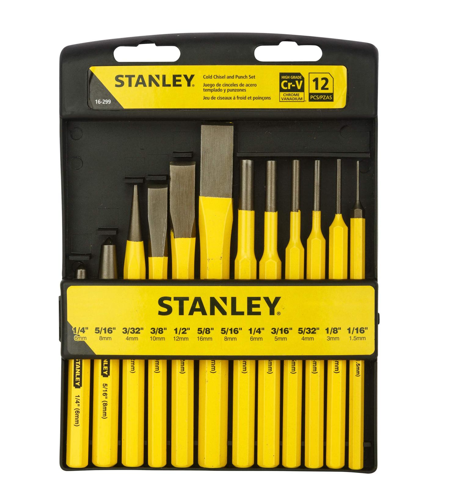 Stanley 16-299 12 Piece Punch & Chisel Kit - Buy Online on GoSupps.com