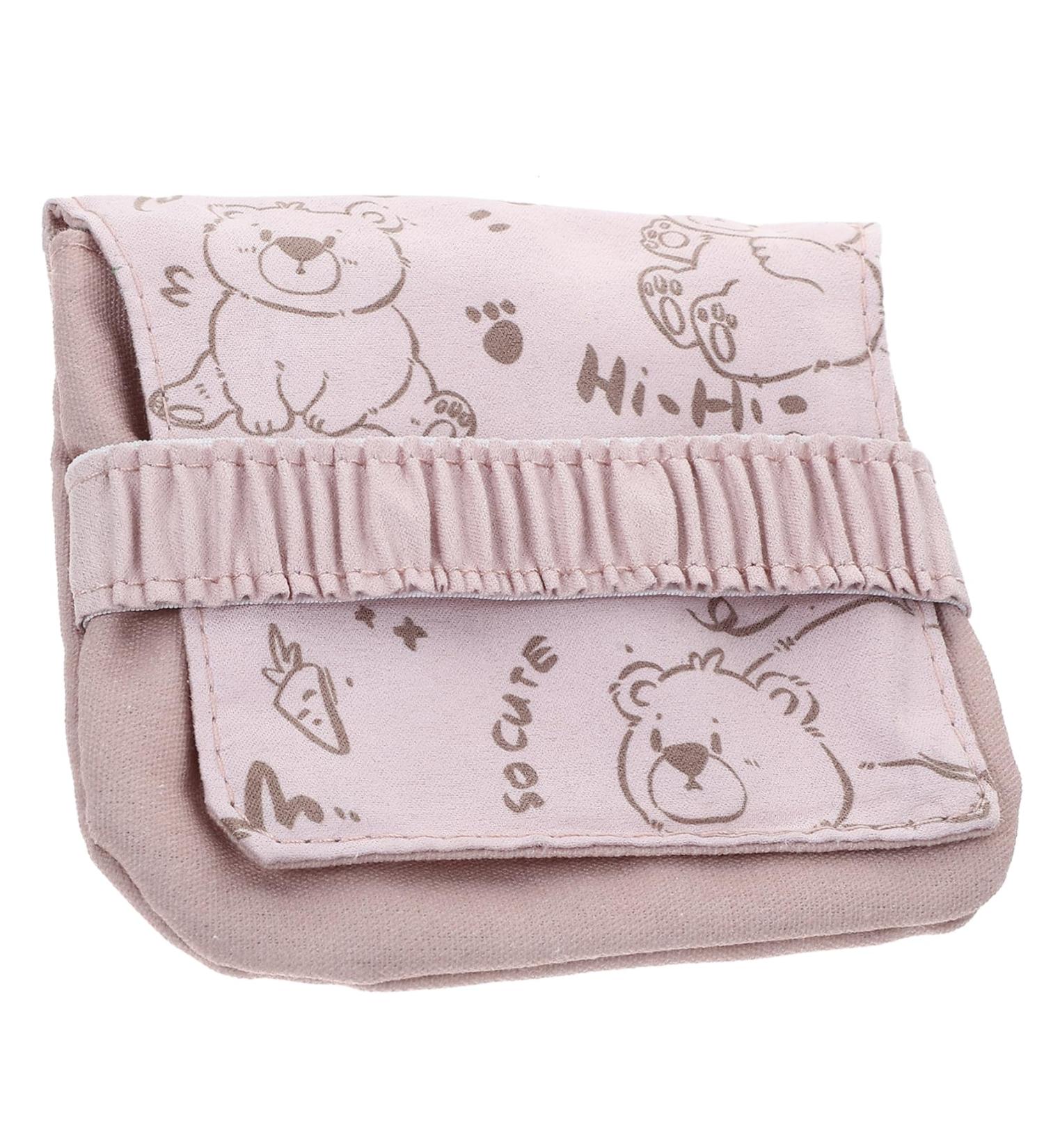 Healeved Storage Bag for Towels Bandages & Tampons - Compact 13x12x1cm Organizer for Women & Men - Versatile Wallet Bag for Menstrual Sets - Buy Online on GoSupps.com