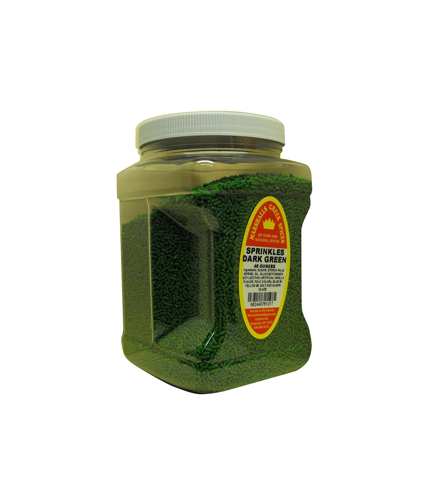 Marshalls Creek Spices Family Size Marshalls Creek Kosher Spices Sprinkles Dark Green Seasoning 48 Ounce 48 ounces