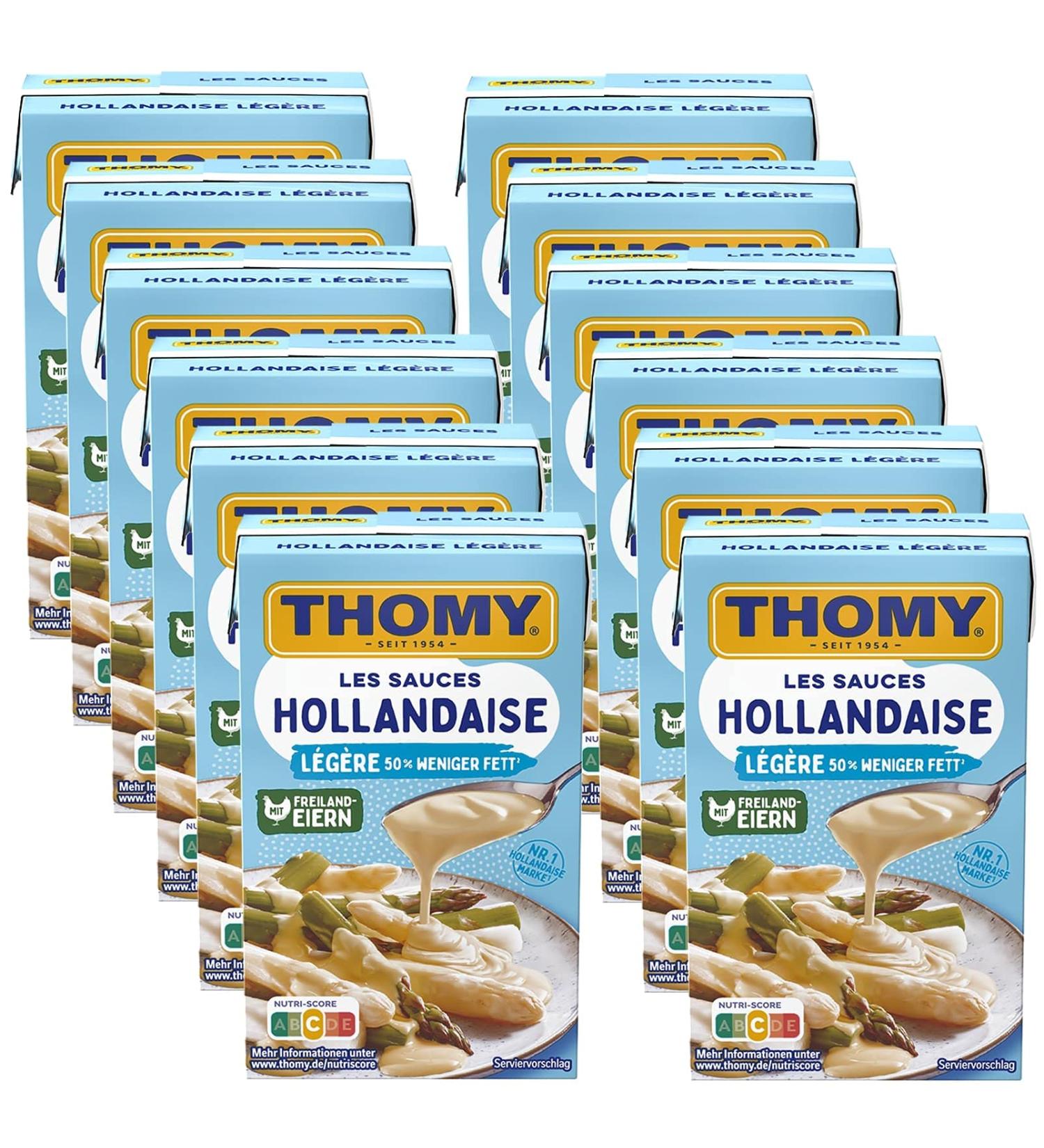 Buy THOMY Light Hollandaise Sauce 250ml - Pack of 12 - Natural Flavor | International Shipping - Buy Online on GoSupps.com