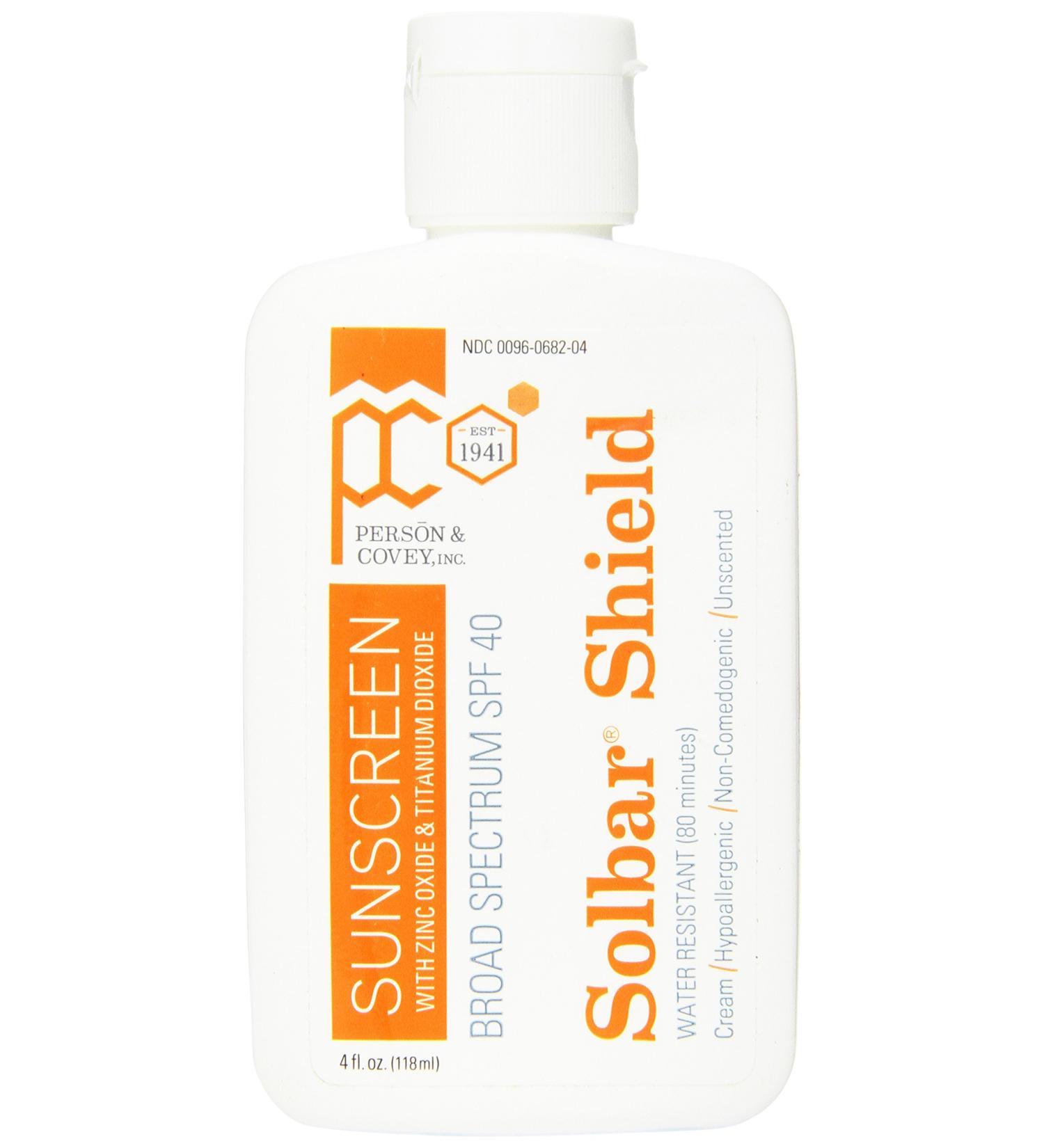 Solbar Shield Sunscreen SPF 40 4 oz - 2 Pack | Broad Spectrum UVA/UVB Protection - Buy Online on GoSupps.com