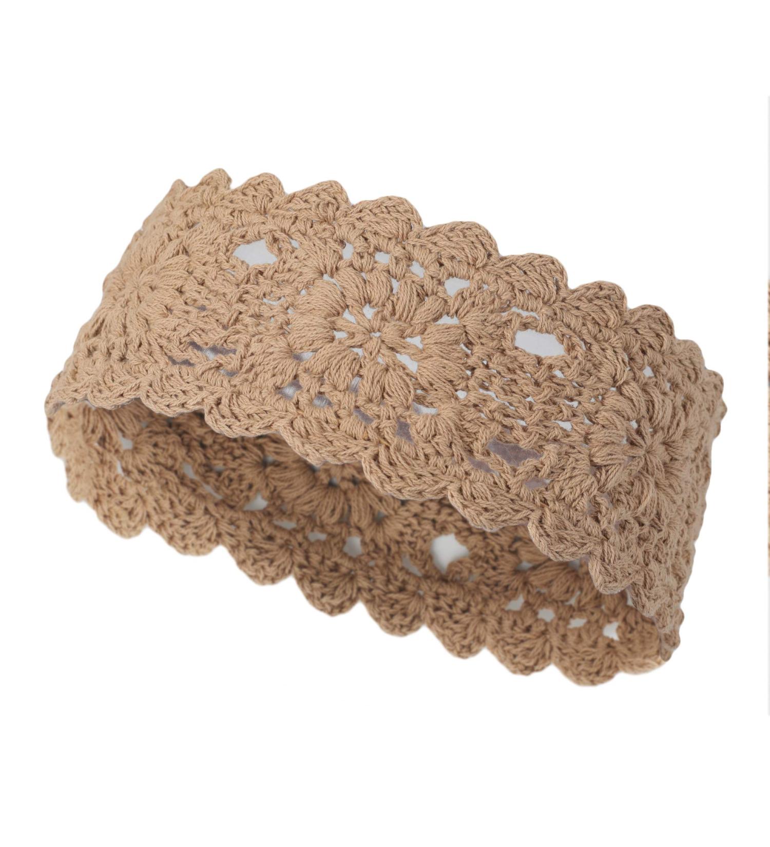 Women s Knitted Headband | Girls Wide Knit Hairband (Crochet Khaki) | One Size | Shop Now! - Buy Online on GoSupps.com