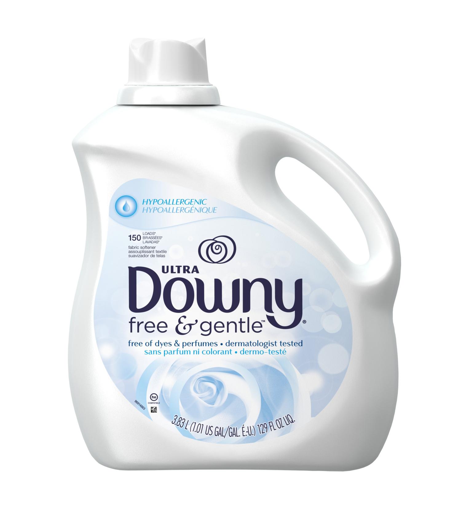 Downy Ultra Fabric Softener Free & Gentle - 150 Loads 129 Oz | Sensitive & Hypoallergenic - International Shipping Available - Buy Online on GoSupps.com