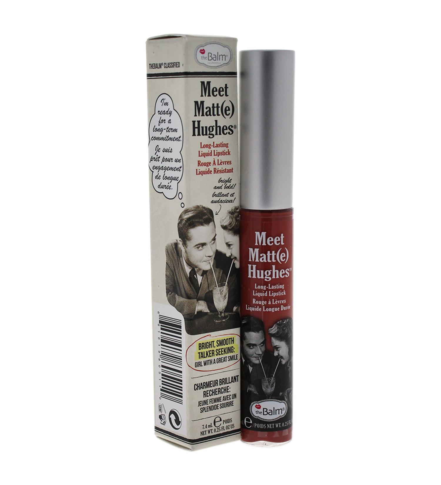 theBalm Meet Matt(e) Hughes Long-Lasting Liquid Lipstick - Committed 0.25 fl oz - Buy Online on GoSupps.com