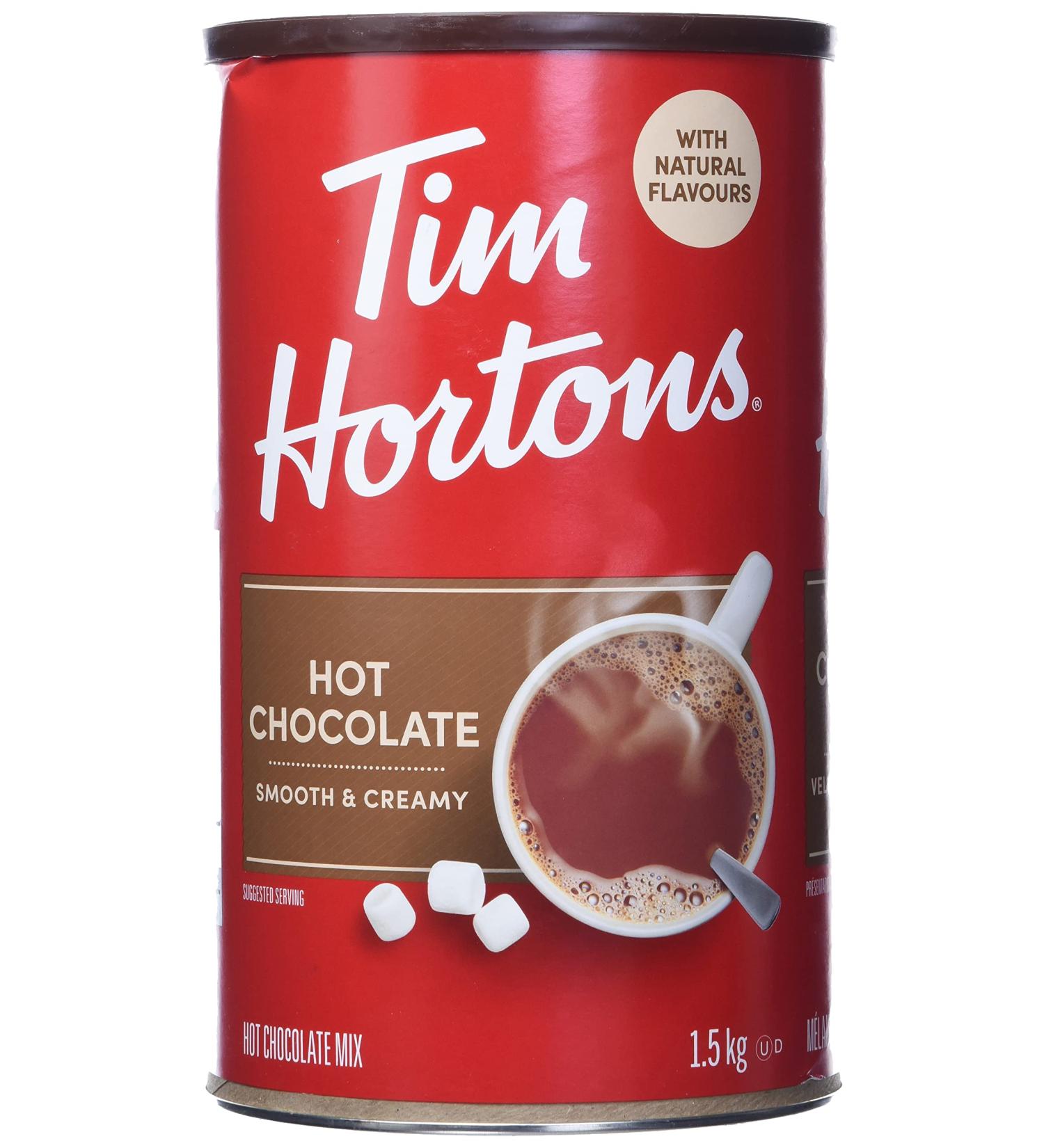 Tim Hortons Hot Chocolate Beverage Mix Original 1.5kg Can Beverage Mix Original 1.5 kg (Pack of 1) - Buy Online on GoSupps.com