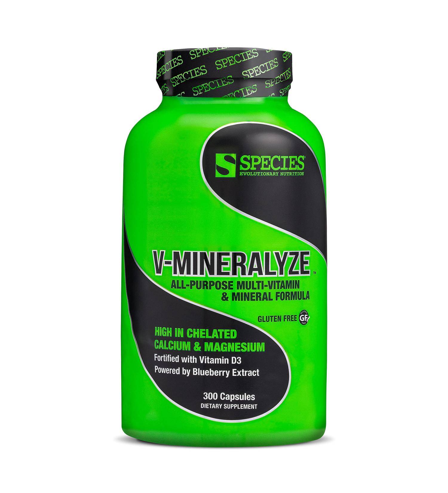 Species Nutrition V-Mineralyze - Essential 300 Capsules for Optimal Health - Buy Online on GoSupps.com
