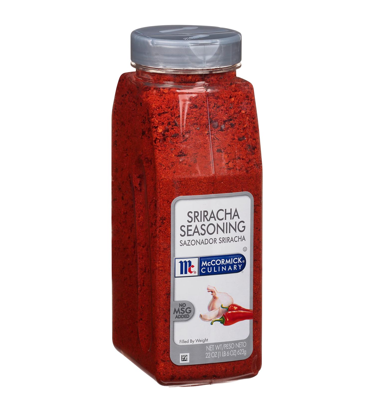 McCormick Culinary Sriracha Seasoning 22 oz - Spicy Seasoning for Sauces, Spreads, Wraps, and Breakfast Bowls - 1.37 Pound Container - Buy Online on GoSupps.com