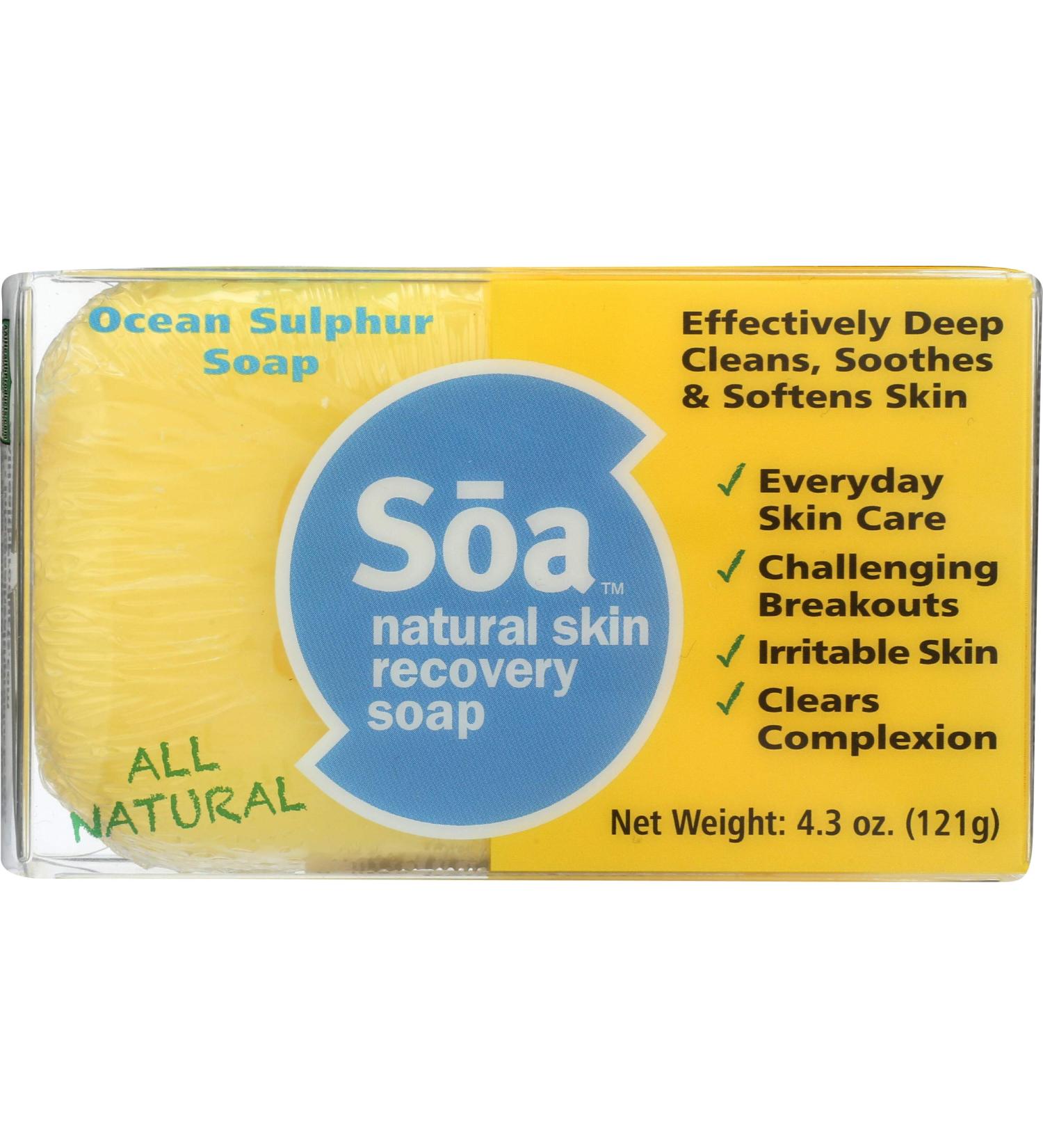AMERICAS ACRES Natural Skin Recovery Soap Bar - 4 OZ | Soothing Hydrating & International Shipping Available - Buy Online on GoSupps.com